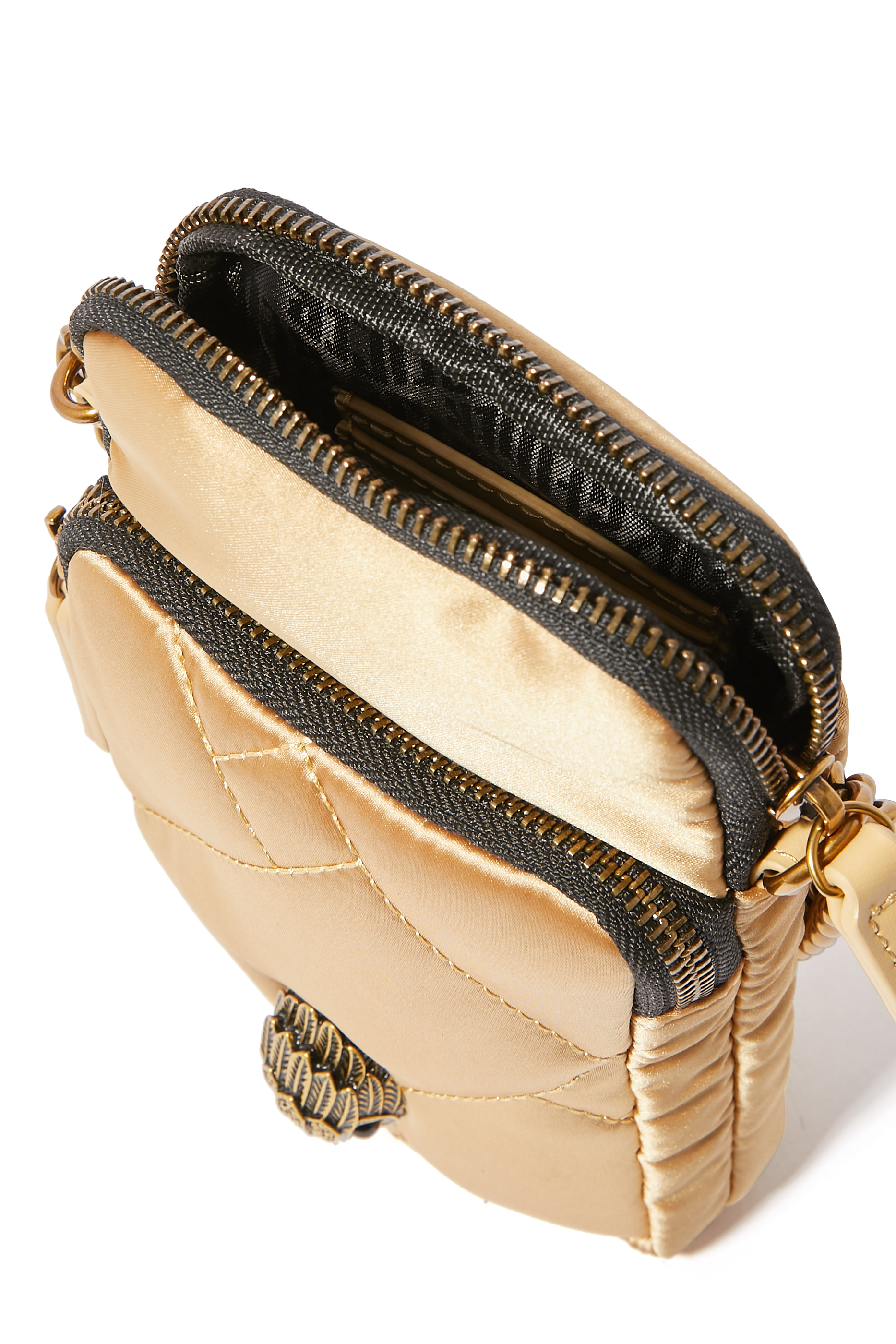 Recycled Nylon Multi Pockets Crossbody Bag