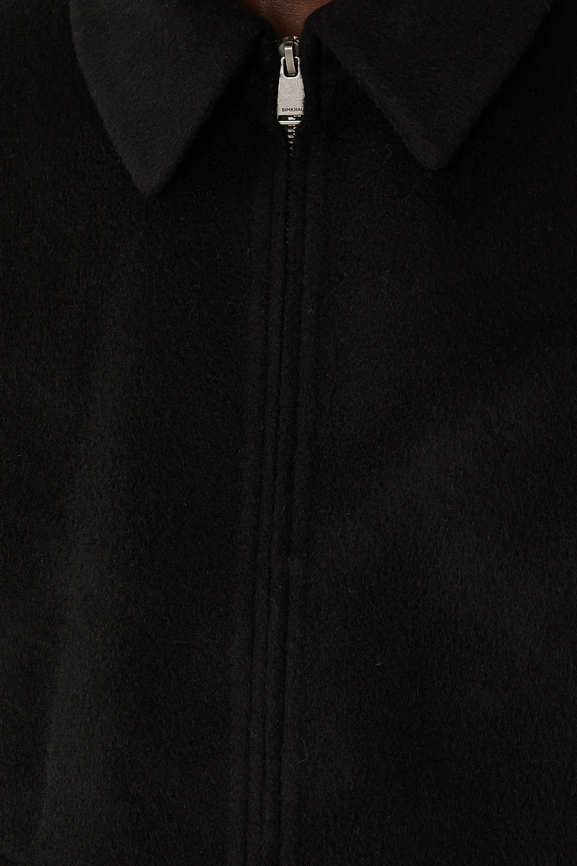 Quinn Zip Front Wool Jacket