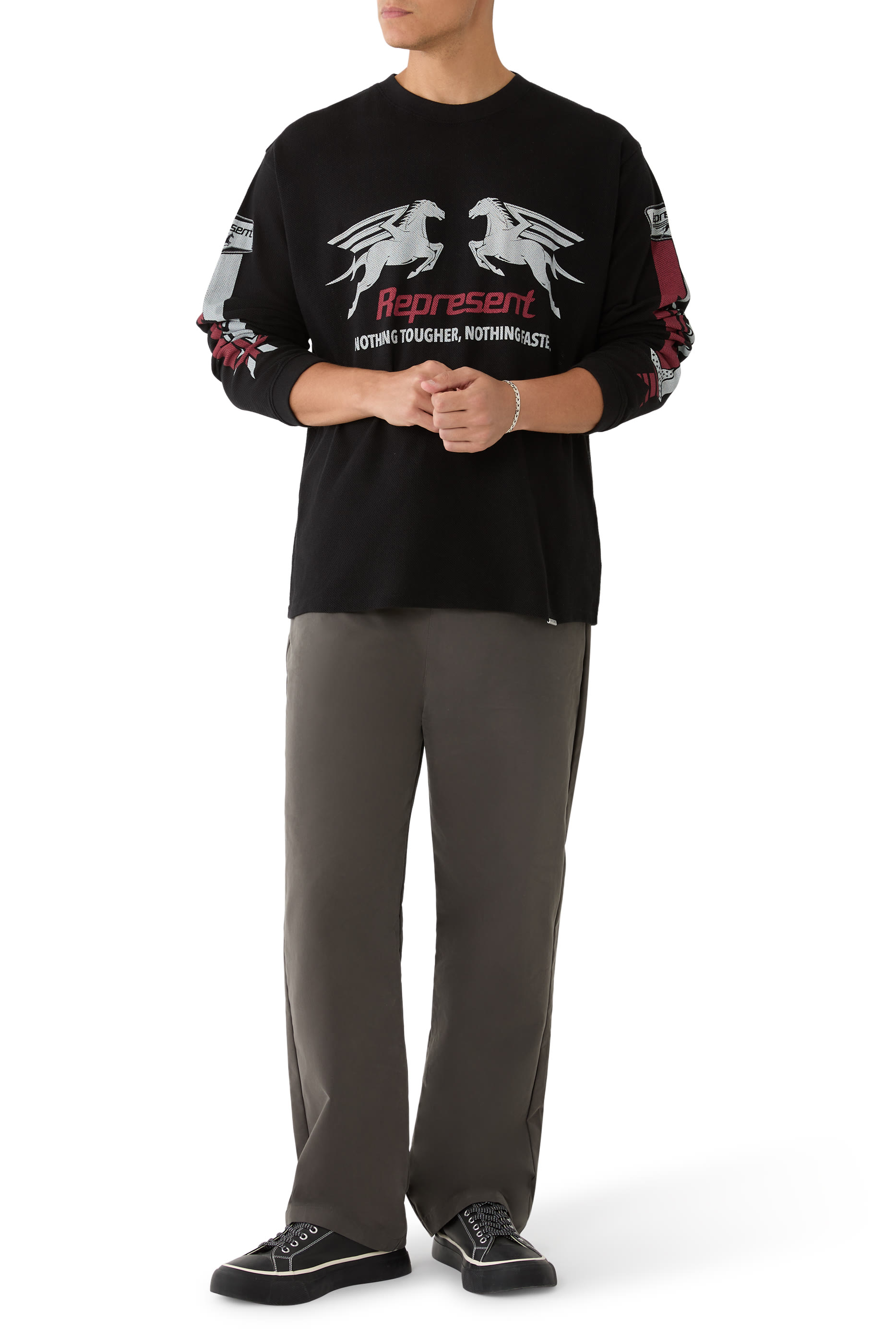 Mesh Pegasus Long Sleeves T-Shirt