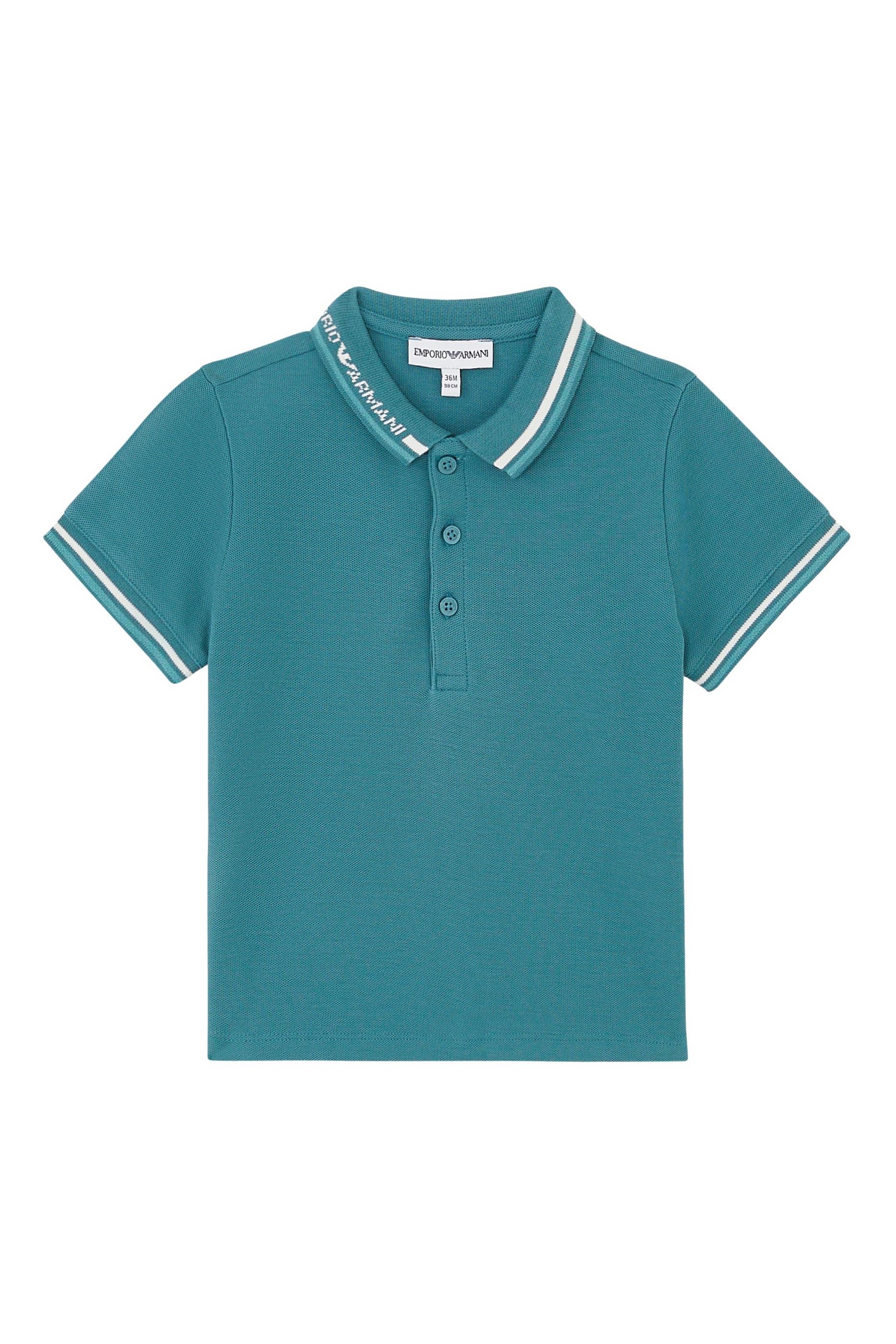 Kids Micro Eagle Logo Polo Shirt