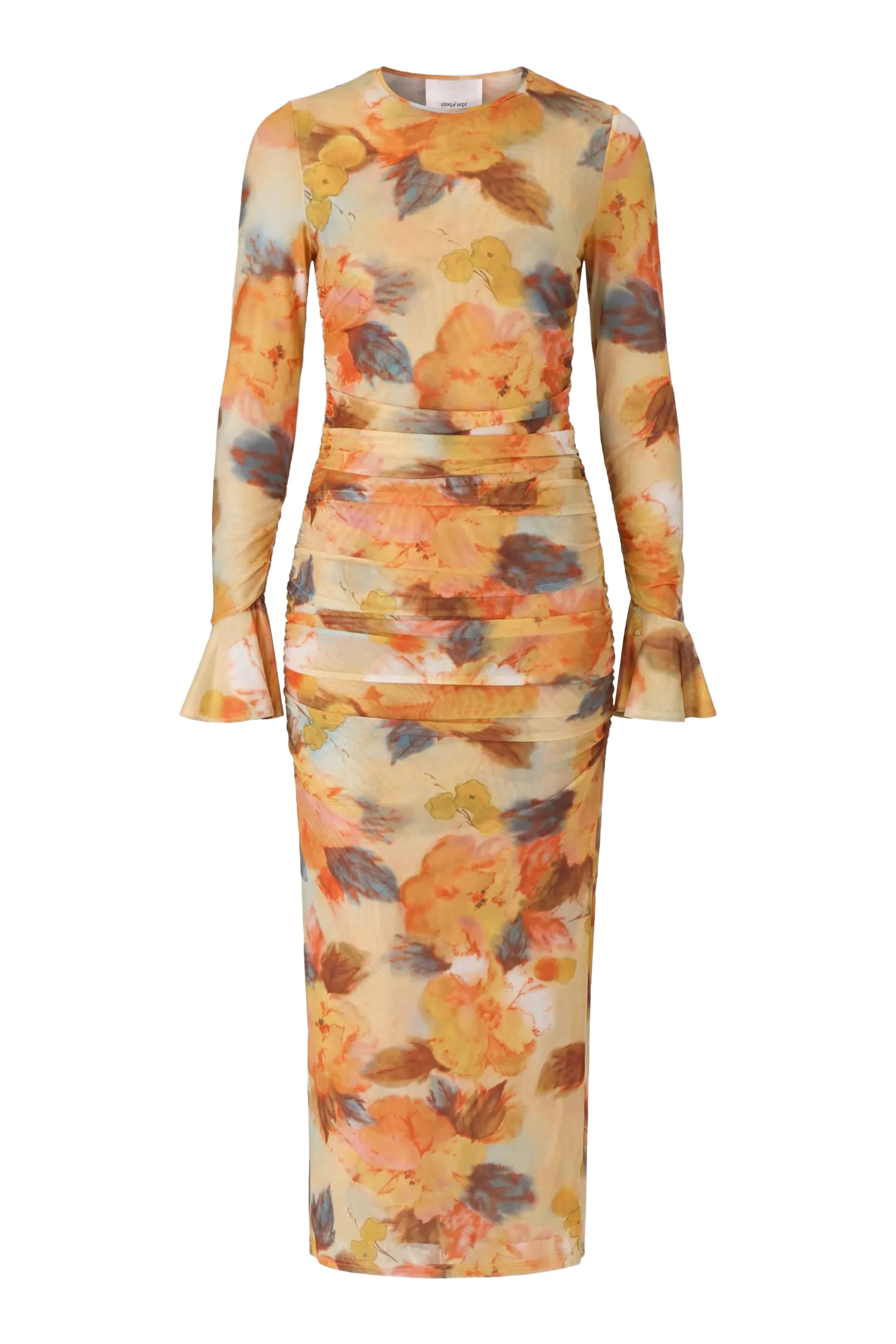  Watercolor Floral Neriah Dress 