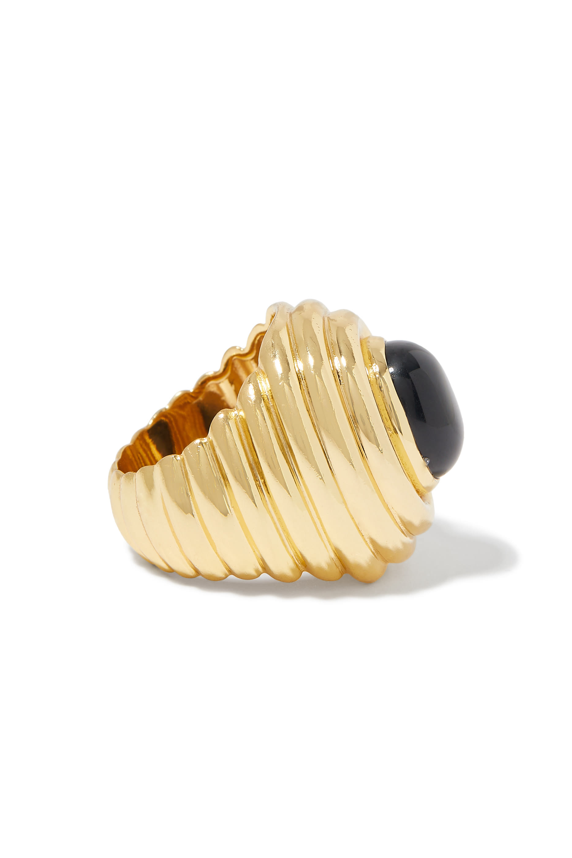 Presence Ring, 24k Gold-Plated Brass