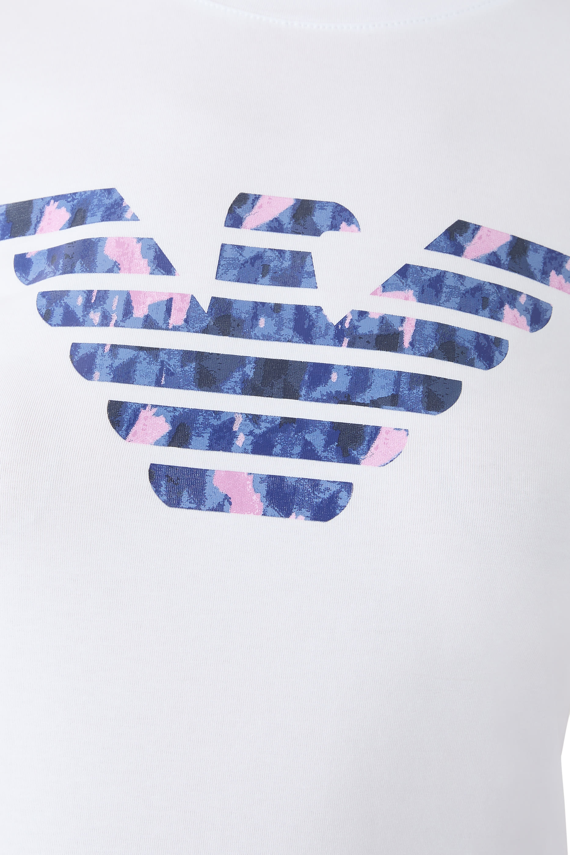 ASV Stretch-Jersey Slim-Fit T-Shirt with Oversized Eagle Pattern