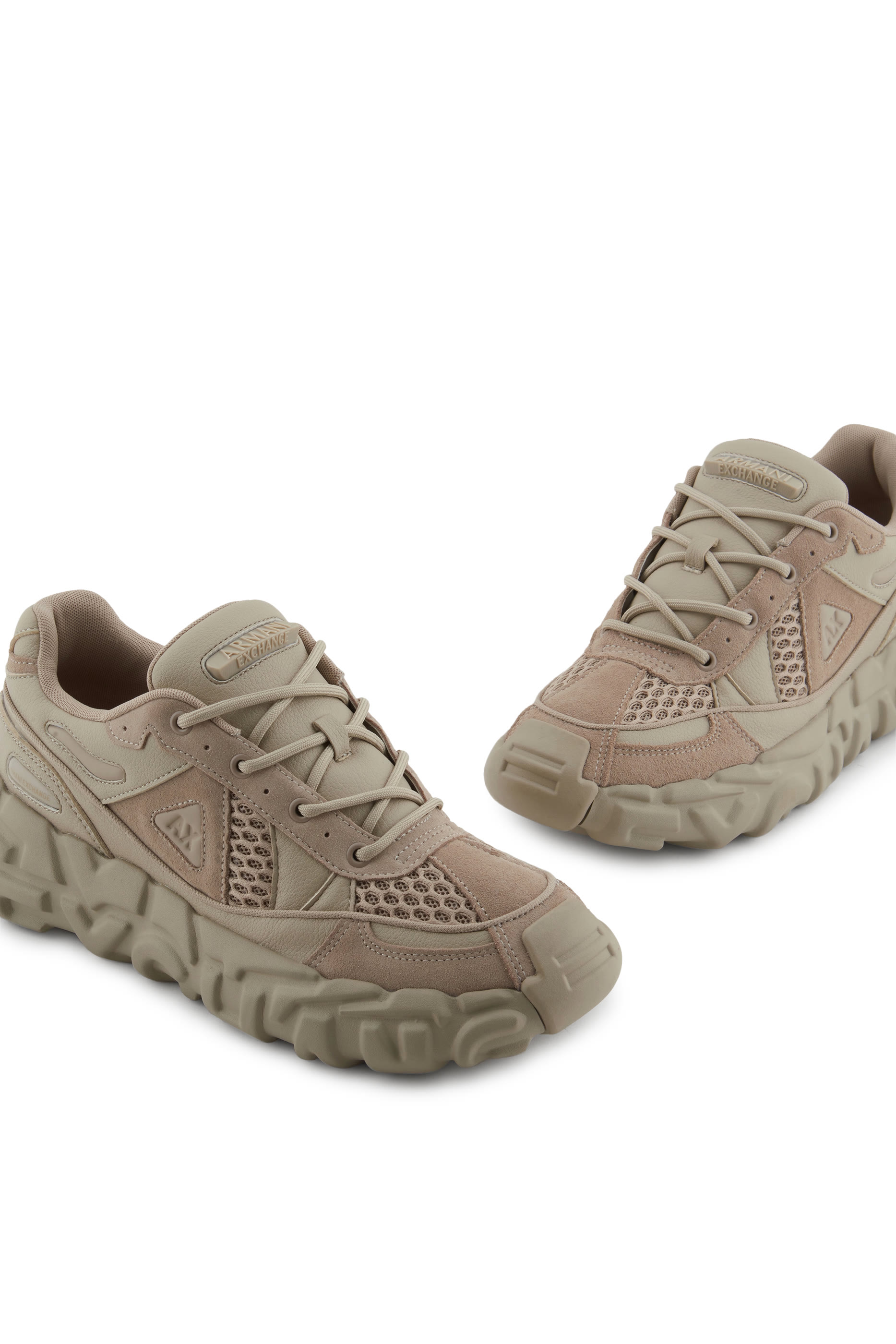 Oversized Sole Lace Up Sneakers