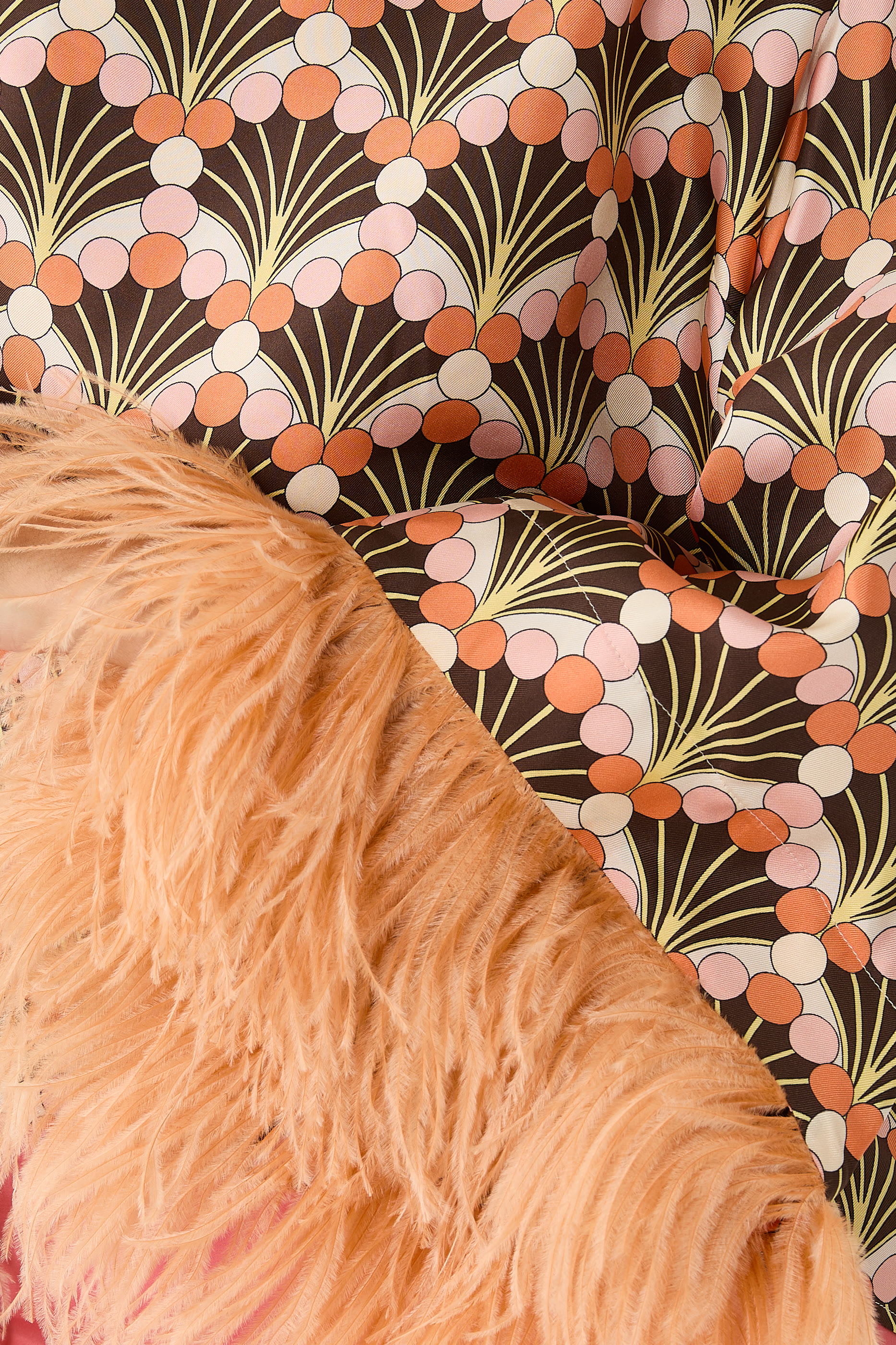 Make an Exit Feather-Trimmed Top