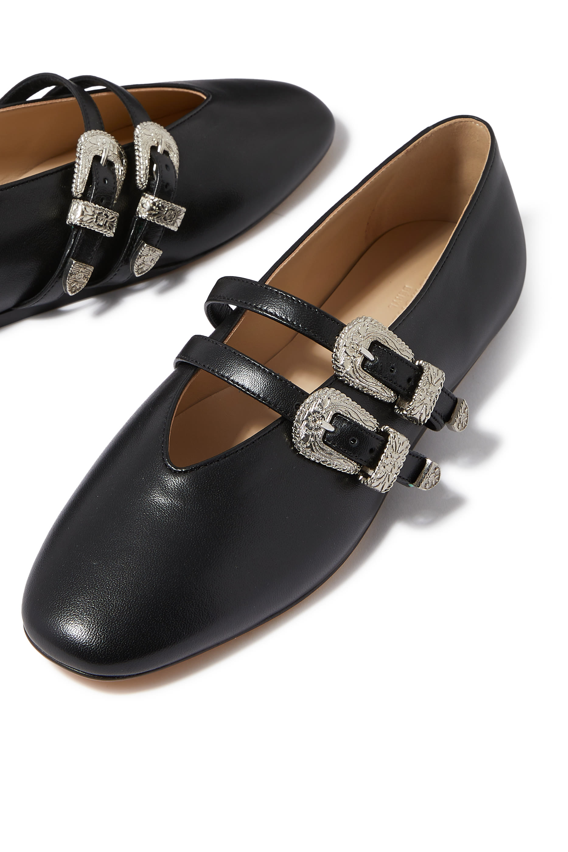 Claudia Ballerina with Double Buckle Straps