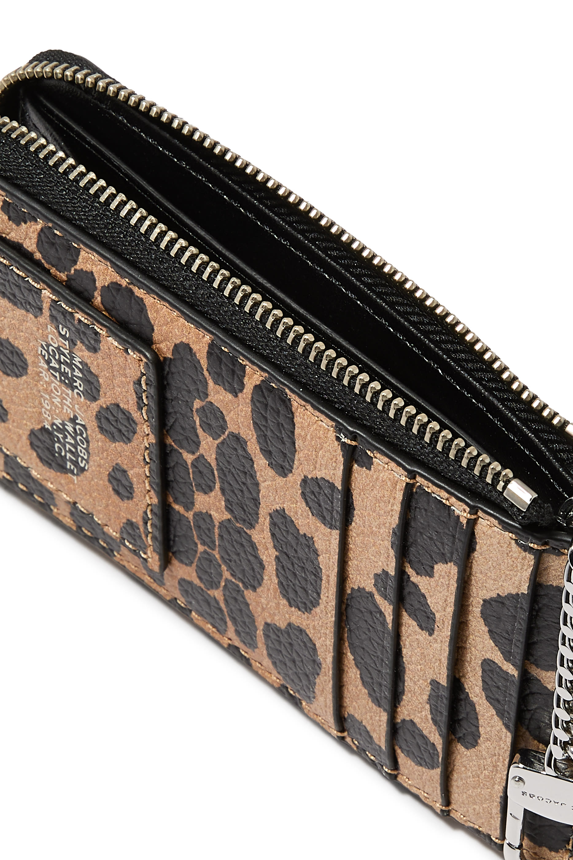 The Cheetah Top Zip Multi Wallet