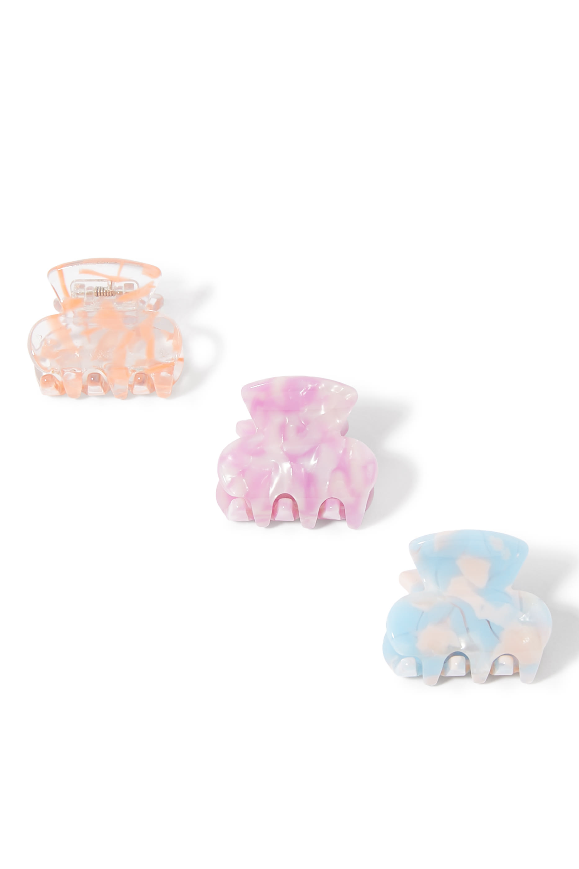 Kids Mixed Acetate Claw Clips