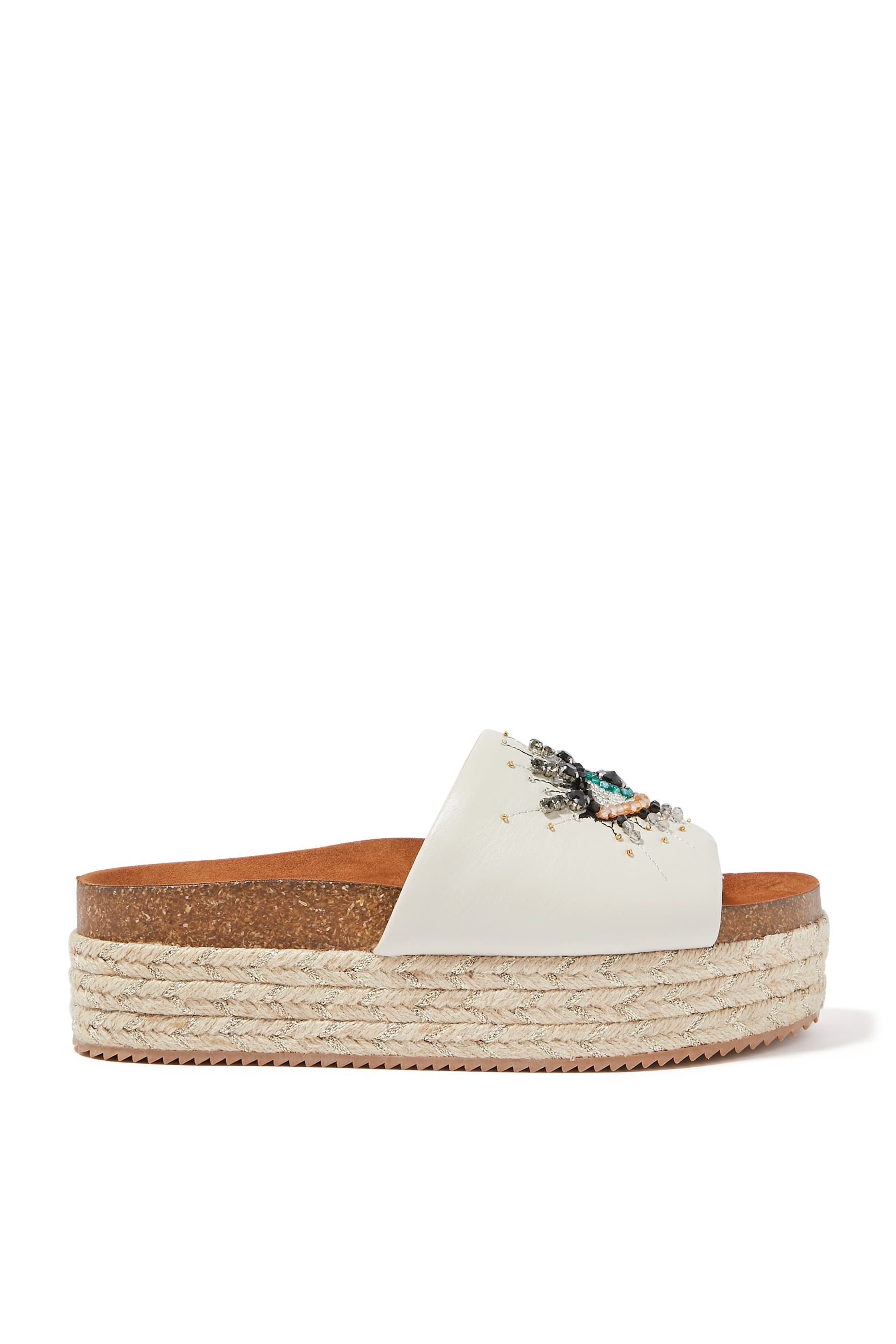 Kensington Eye 40 Leather Platform Sandals