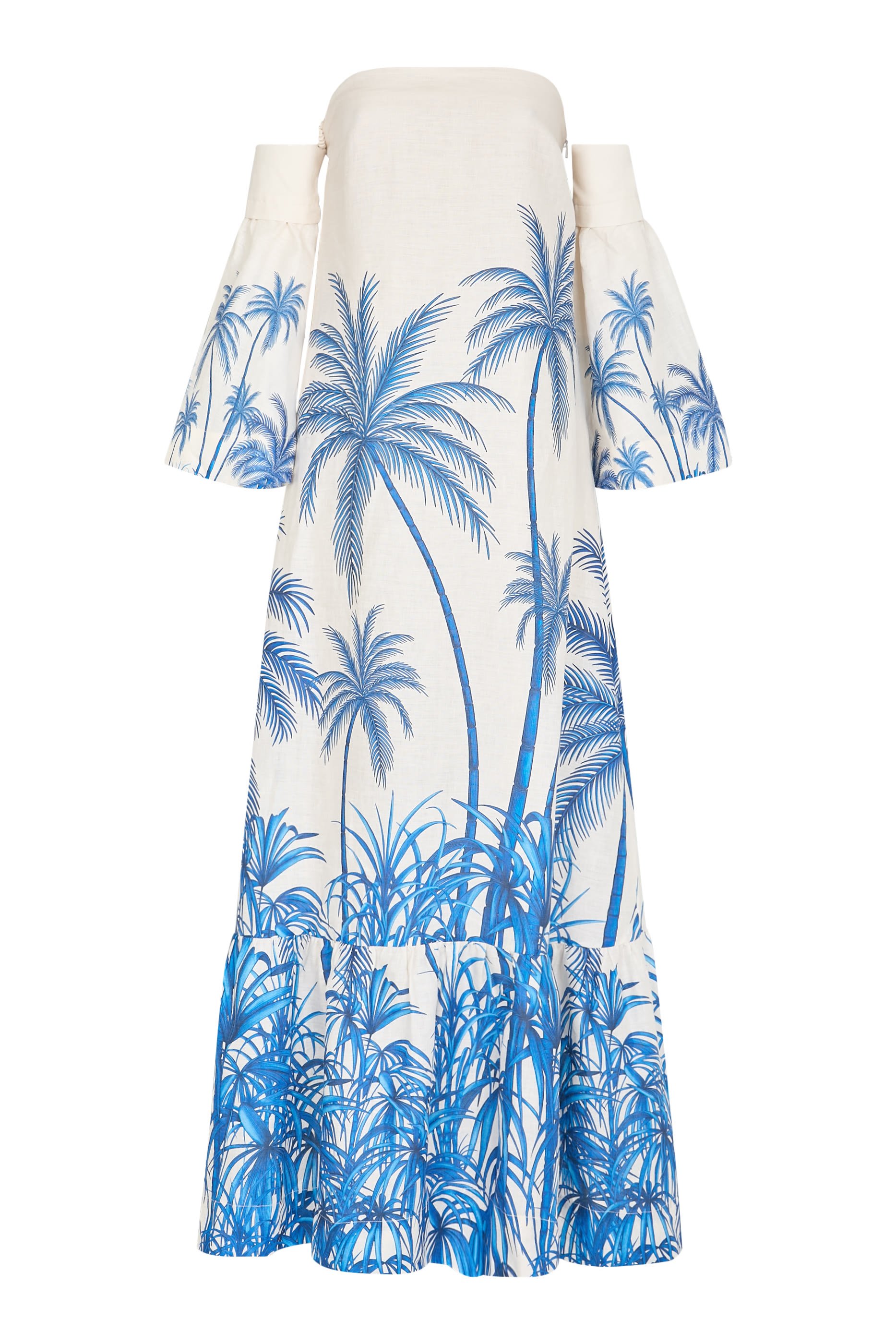 De Isla Maxi Off-Shoulder Maxi Dress