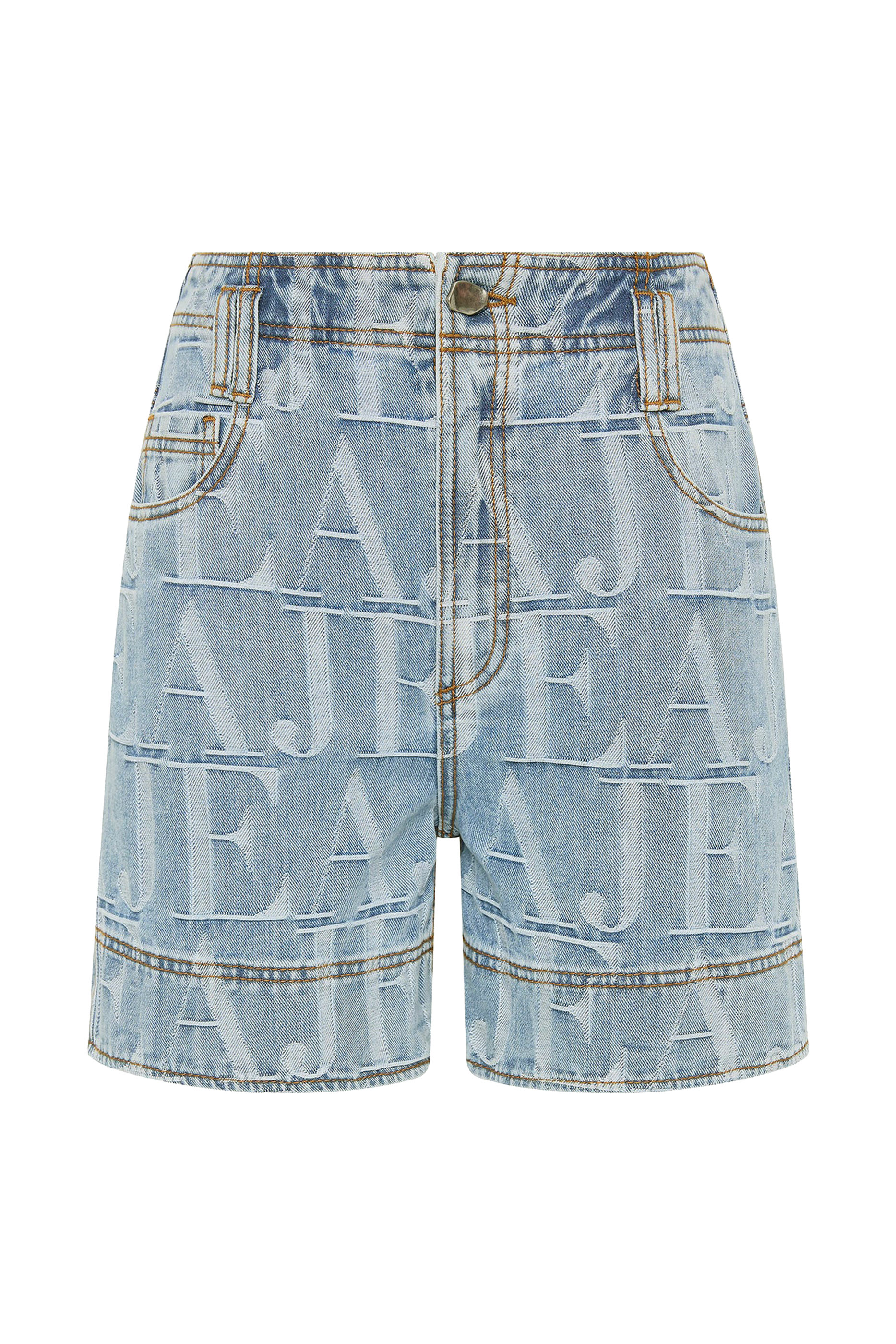 Nostalgia Jacquard Denim Shorts
