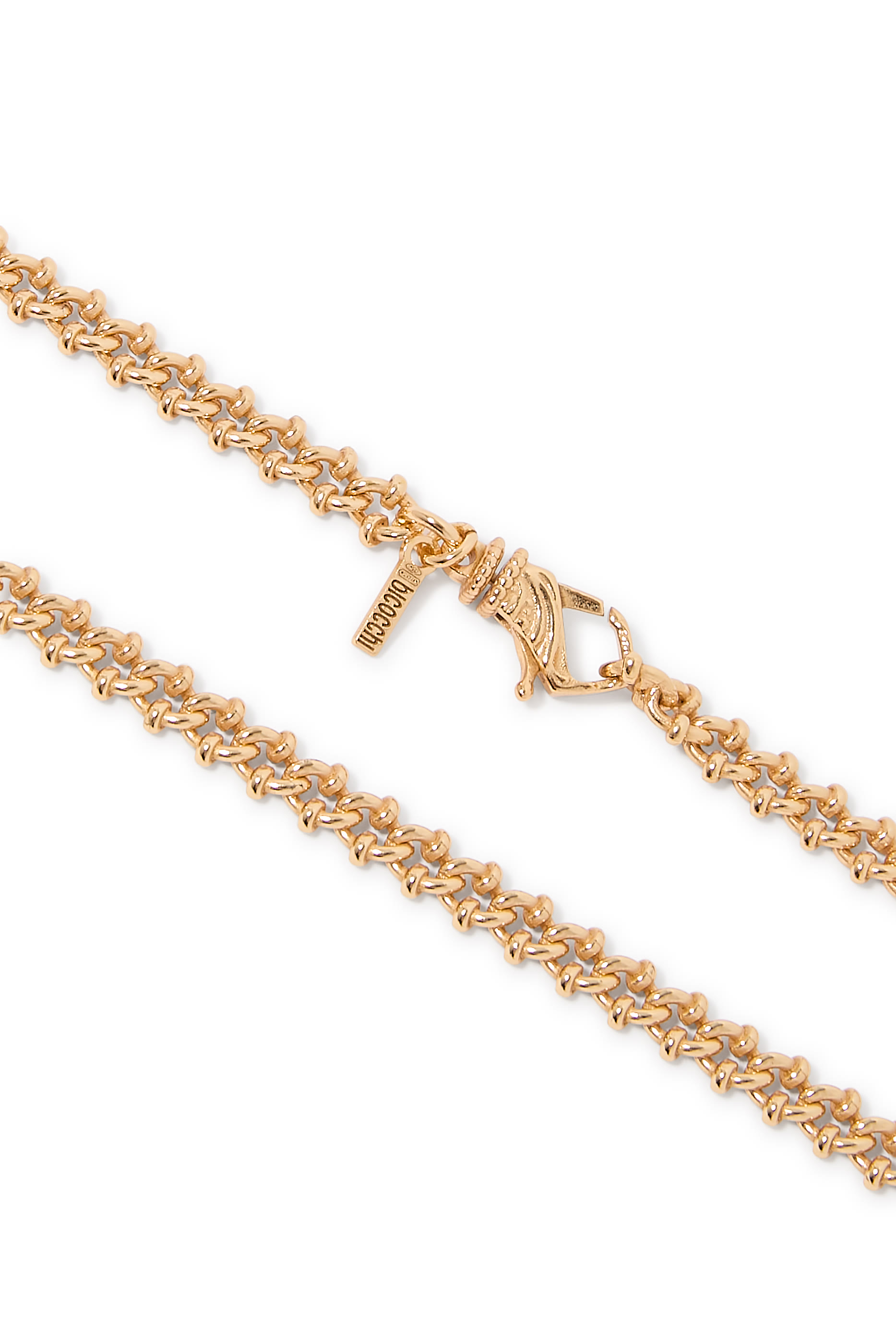  Knotted Chain Necklace, 24k Gold-Plated Sterling Silver 