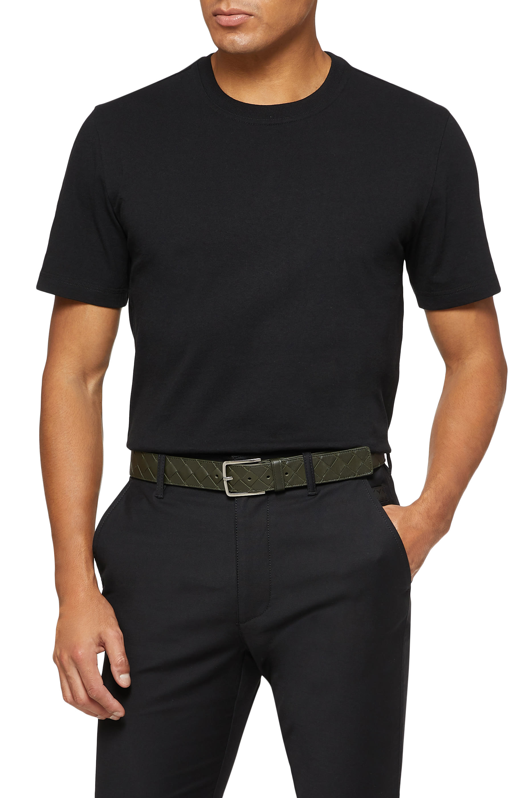 Intreccio Leather Belt