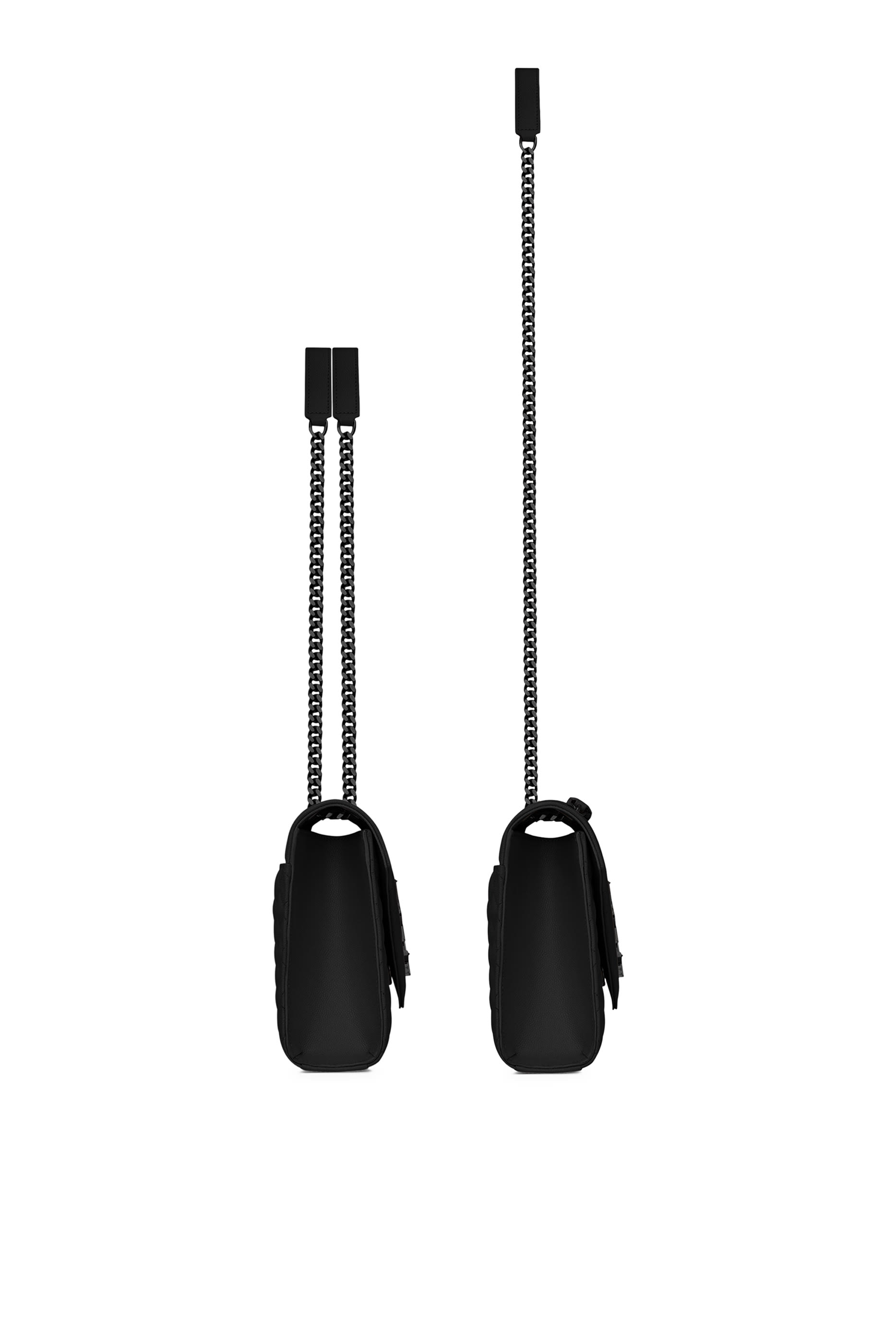 Envelope Medium Bag in Quilted Grain De Poudre Embossed Leather