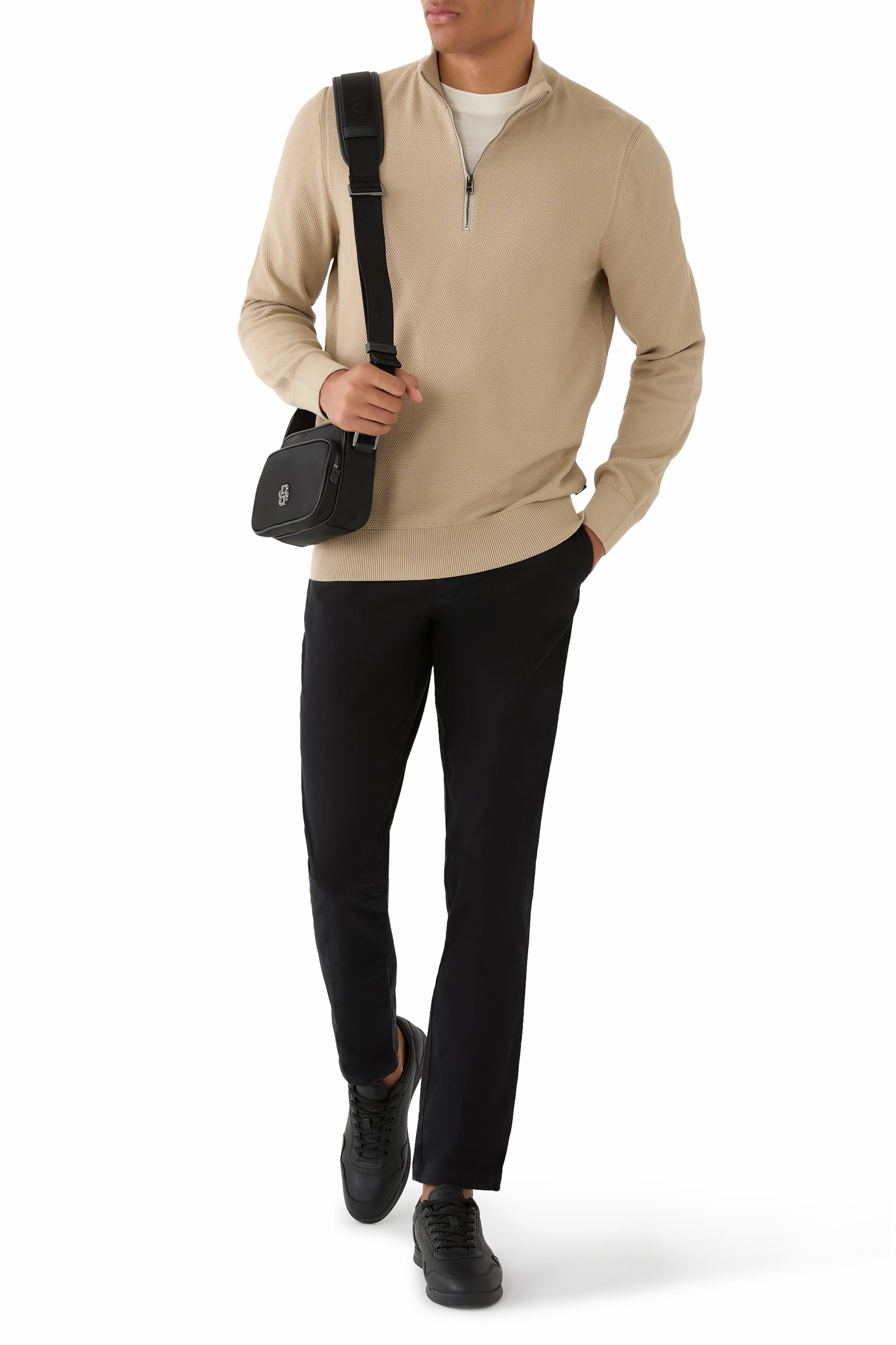 Ebrando Zip Neck Sweater