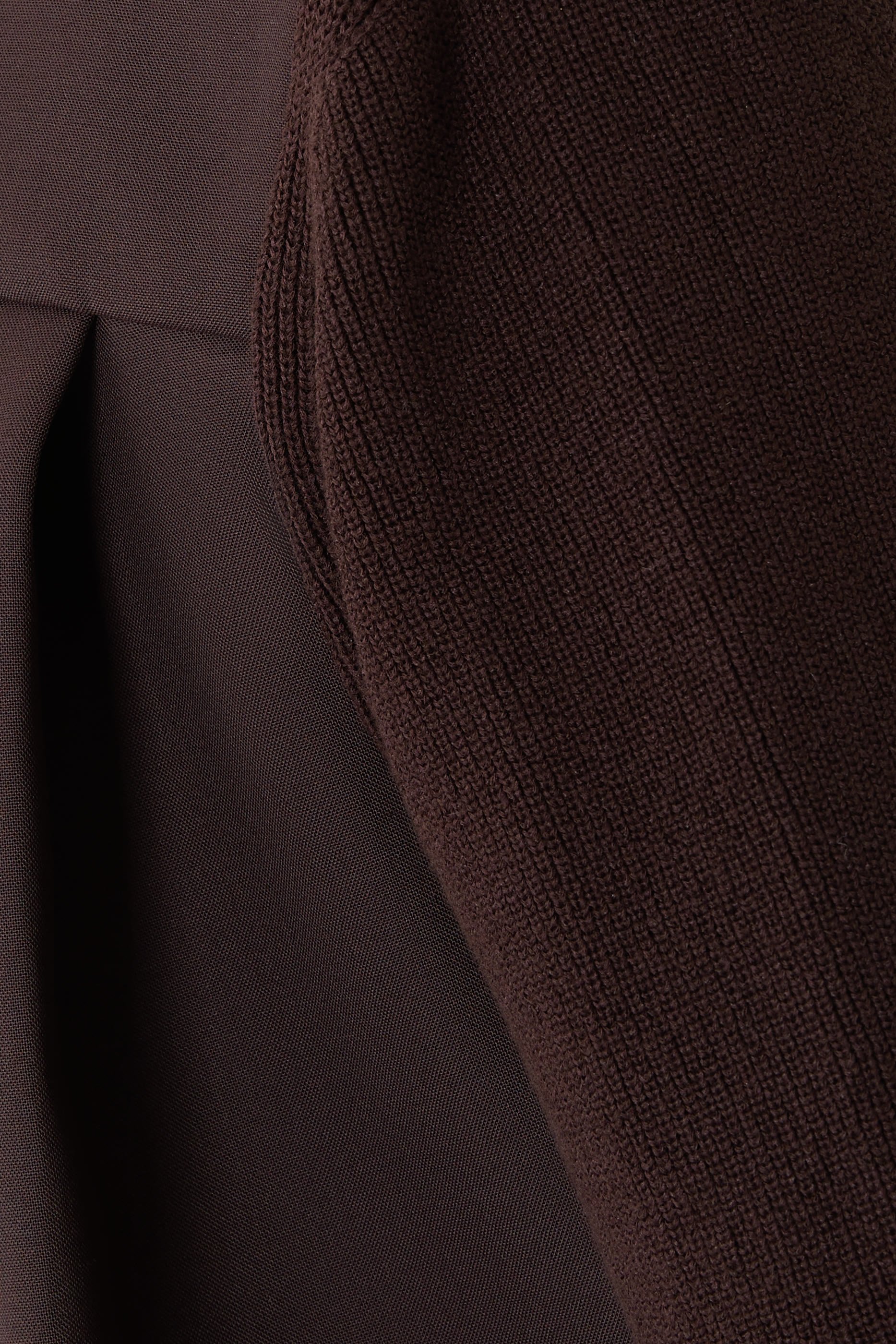 Suiting Mix Knit Dress