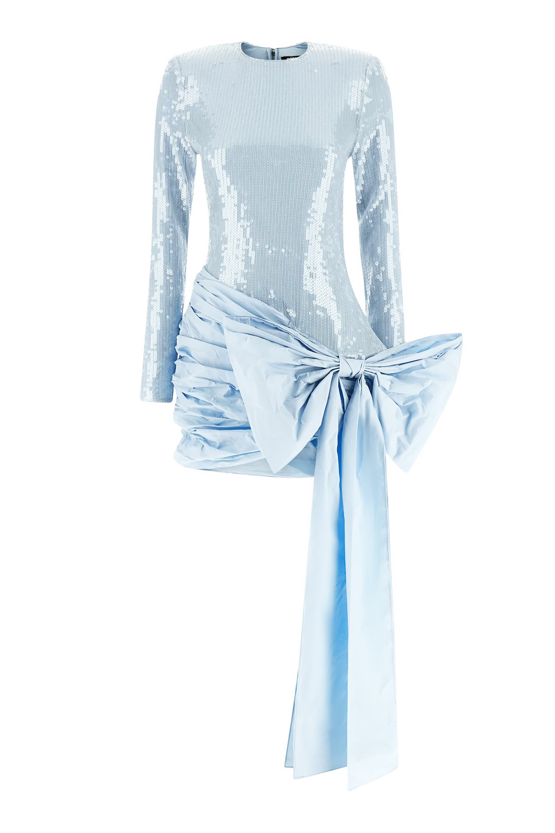 Sequins Bow Mini Dress