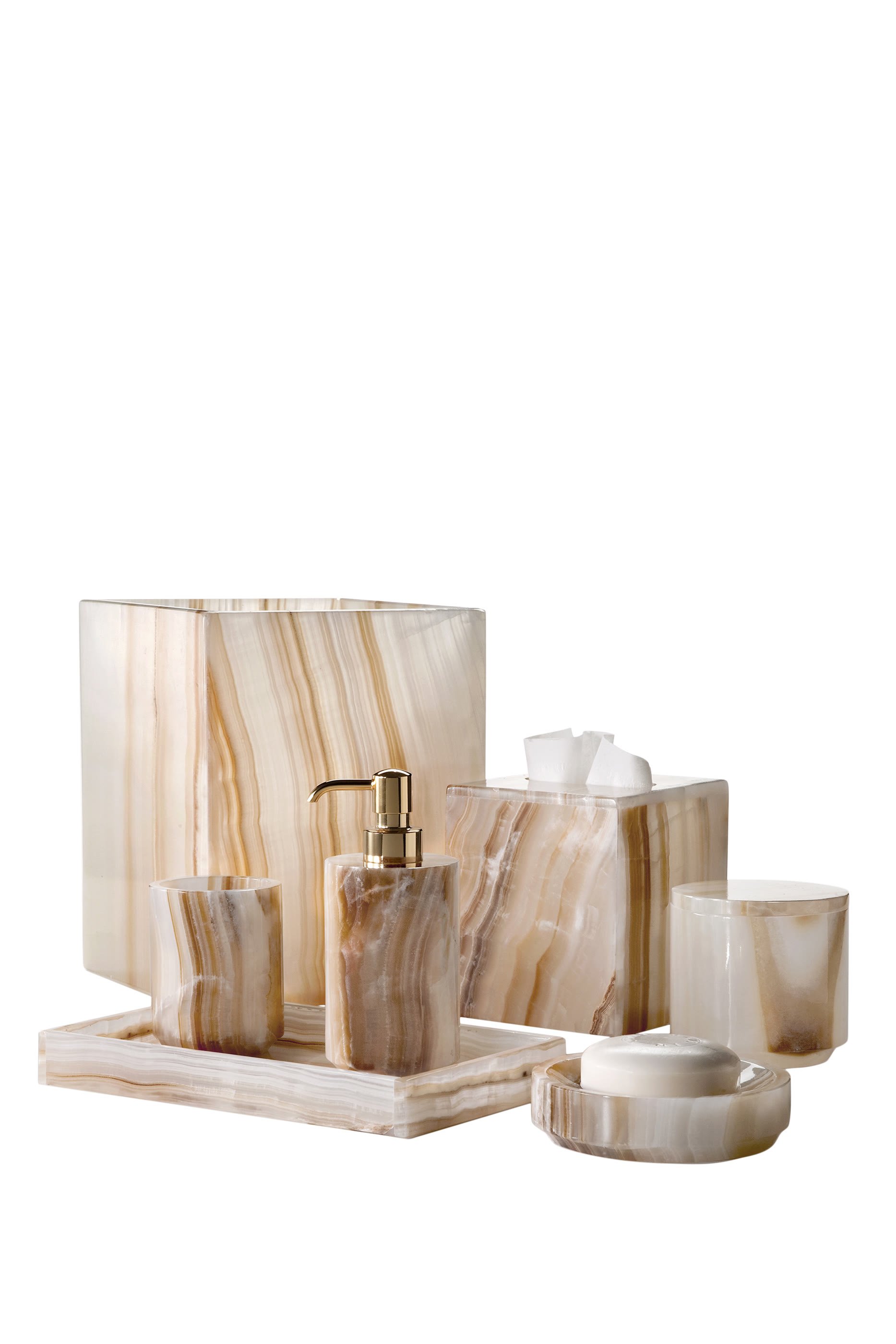 Ambarino Onyx Tissue Box