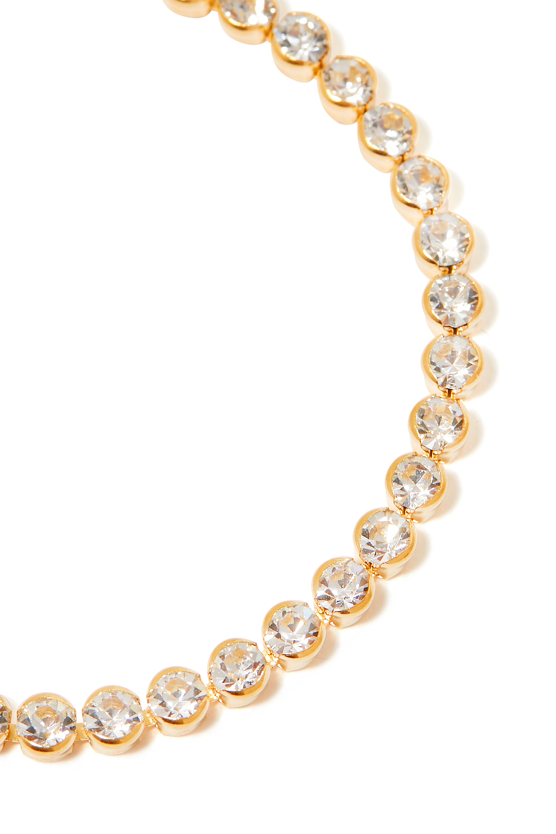 Siri Tennis Bracelet XS Small, Crystal & Rhodium