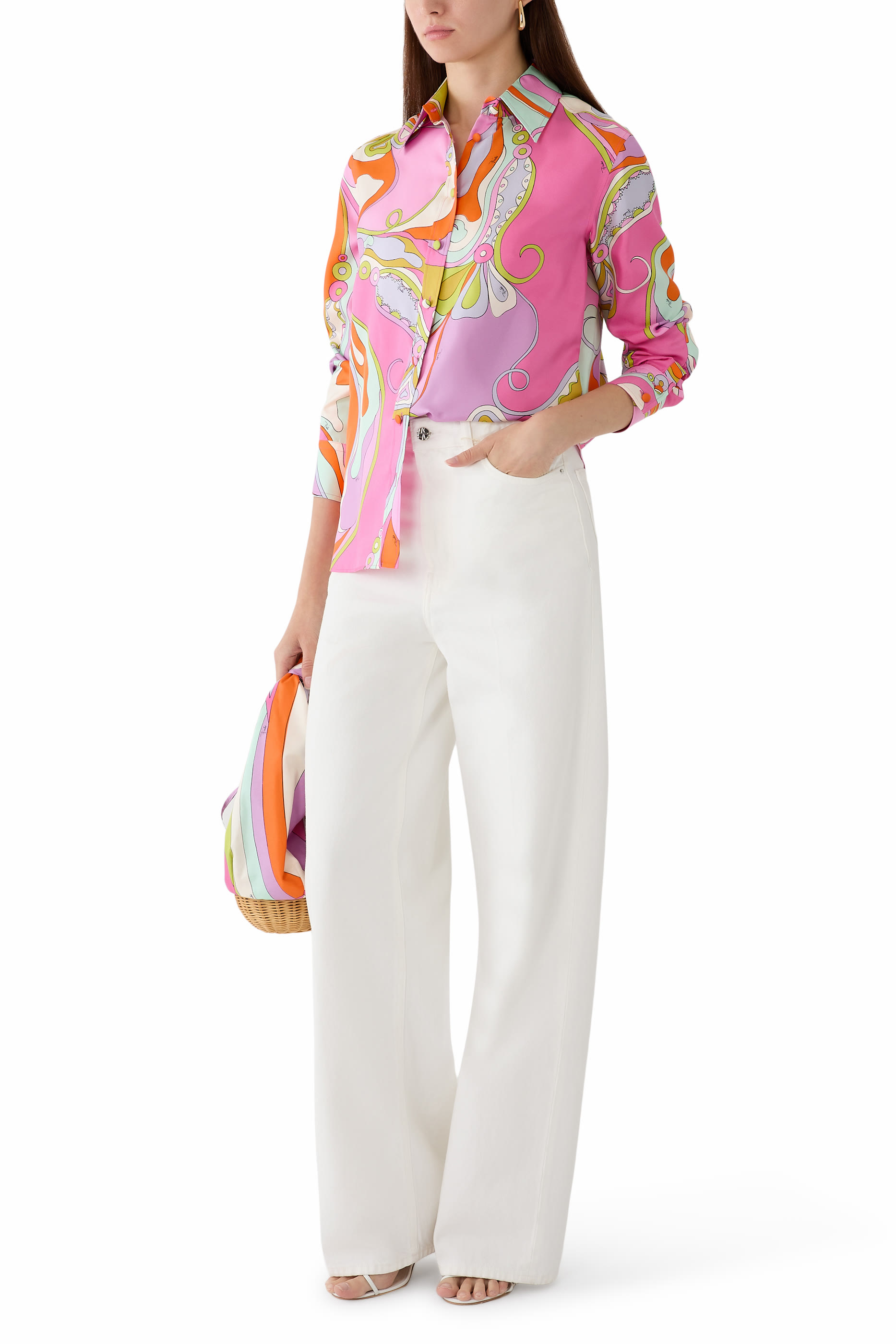 Orchidee Print Shirt