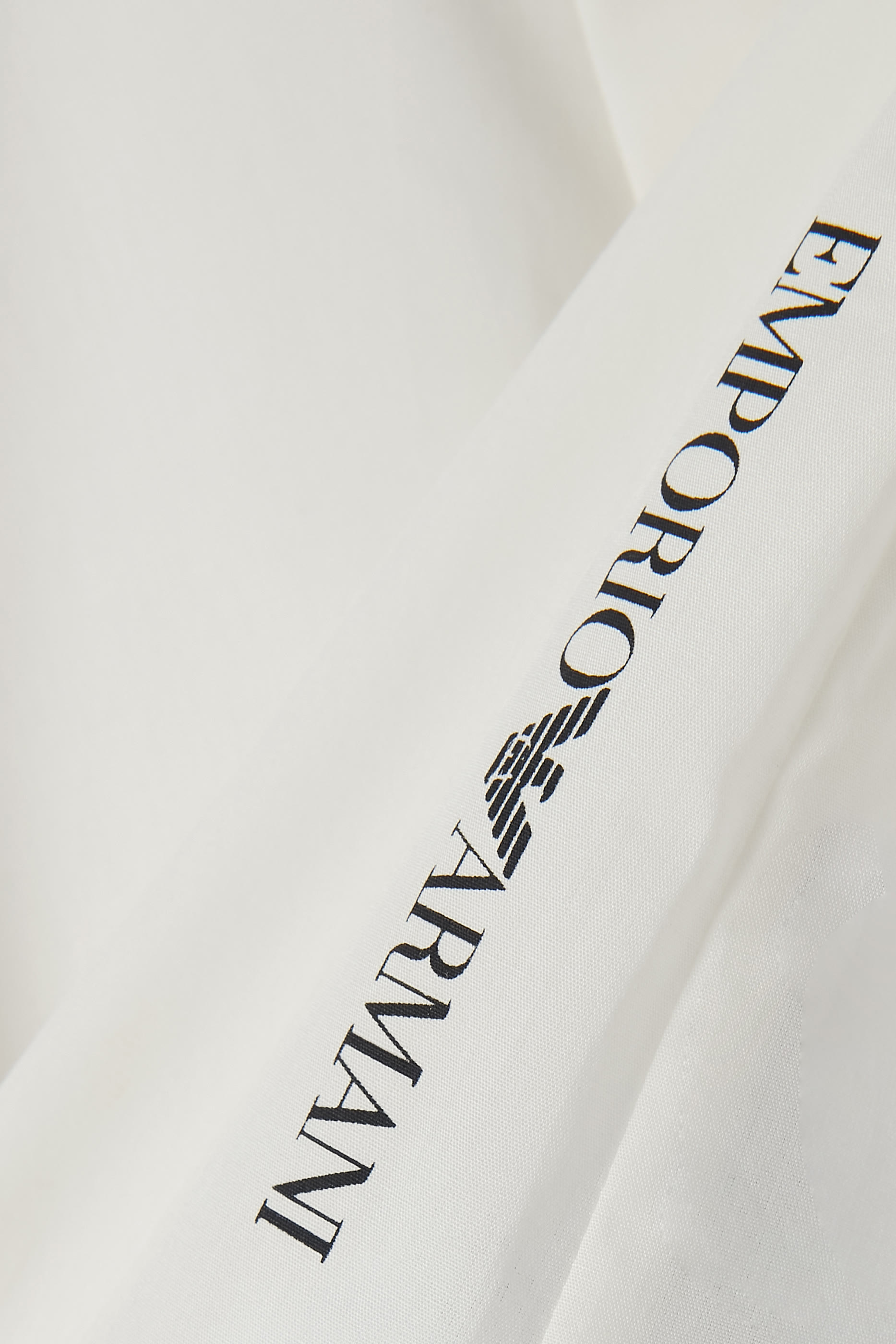 Kids EA Text Logo Cotton Shirt