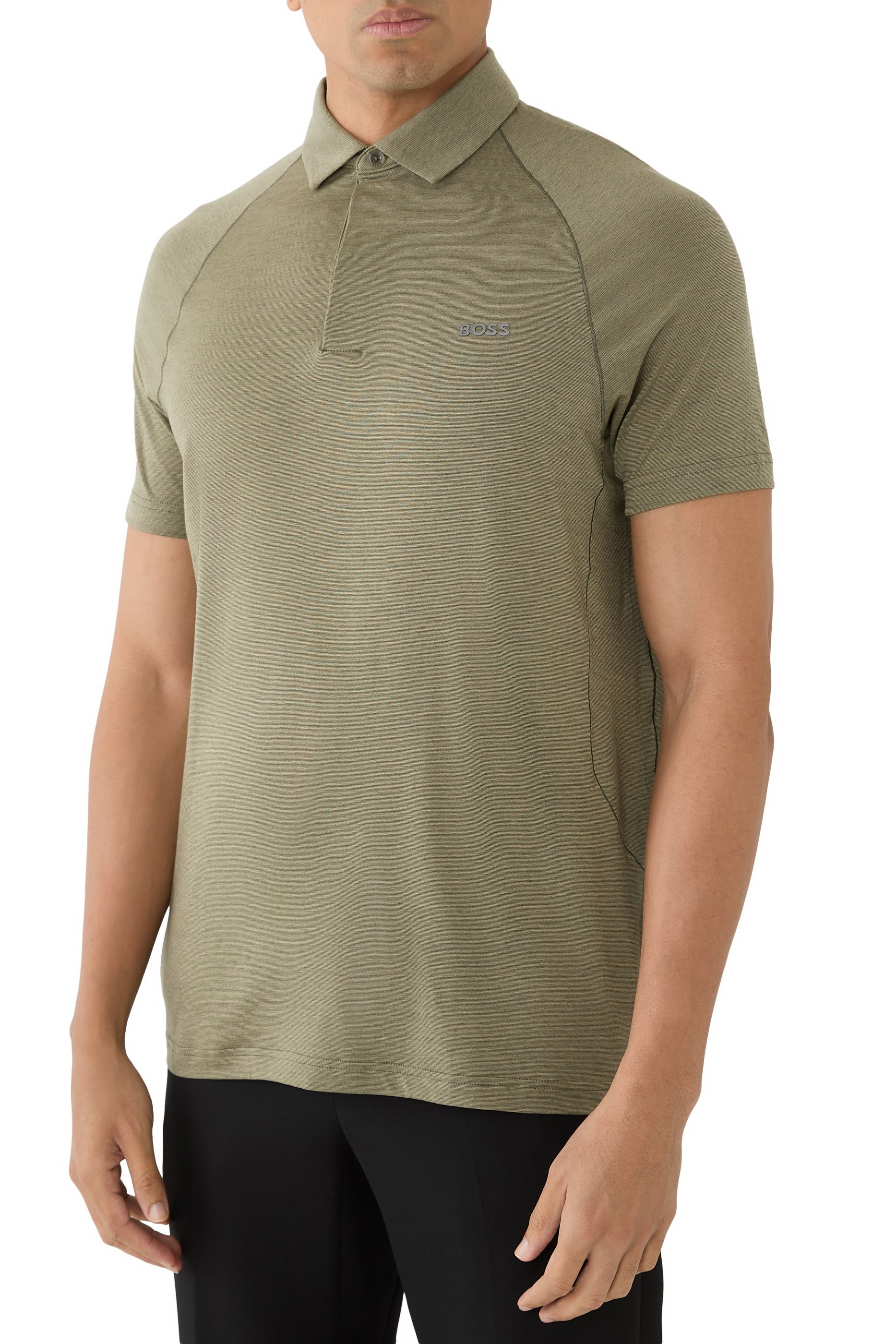 Temperature-Regulating Performance Slim-Fit Polo Shirt