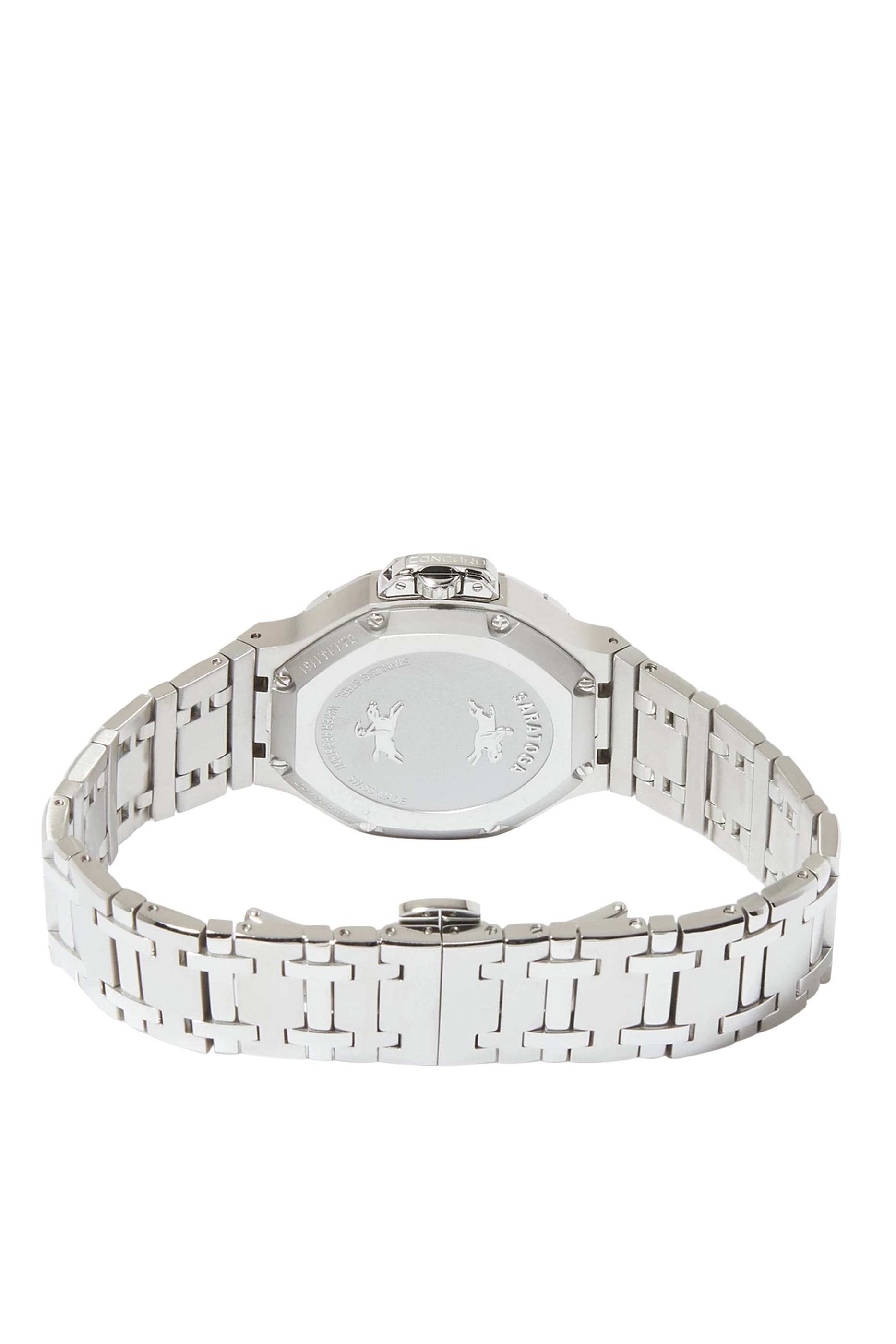 Saratoga Quartz Watch, Stainless Steel