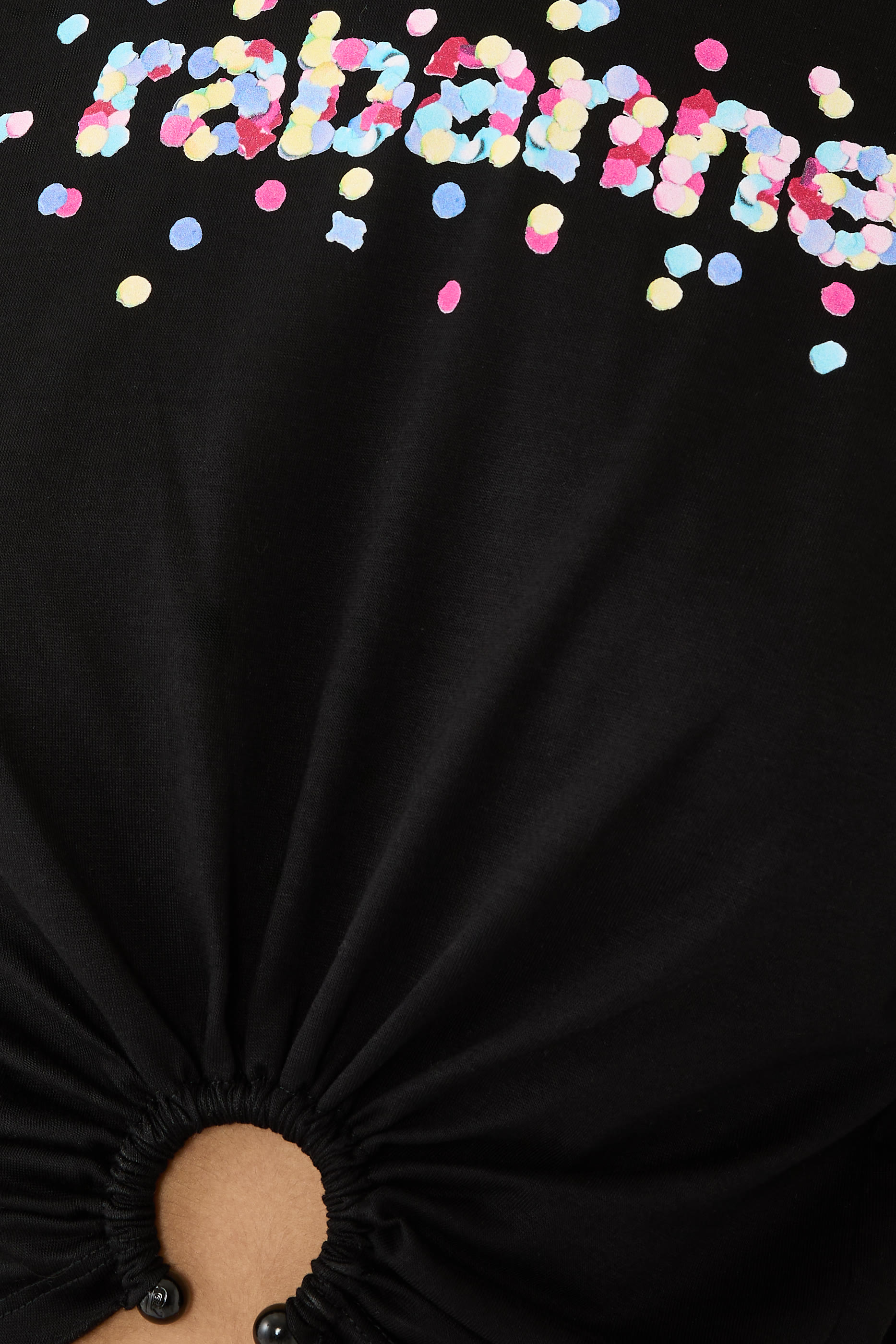 Appliqu&eacute;-Logo Crop T-shirt