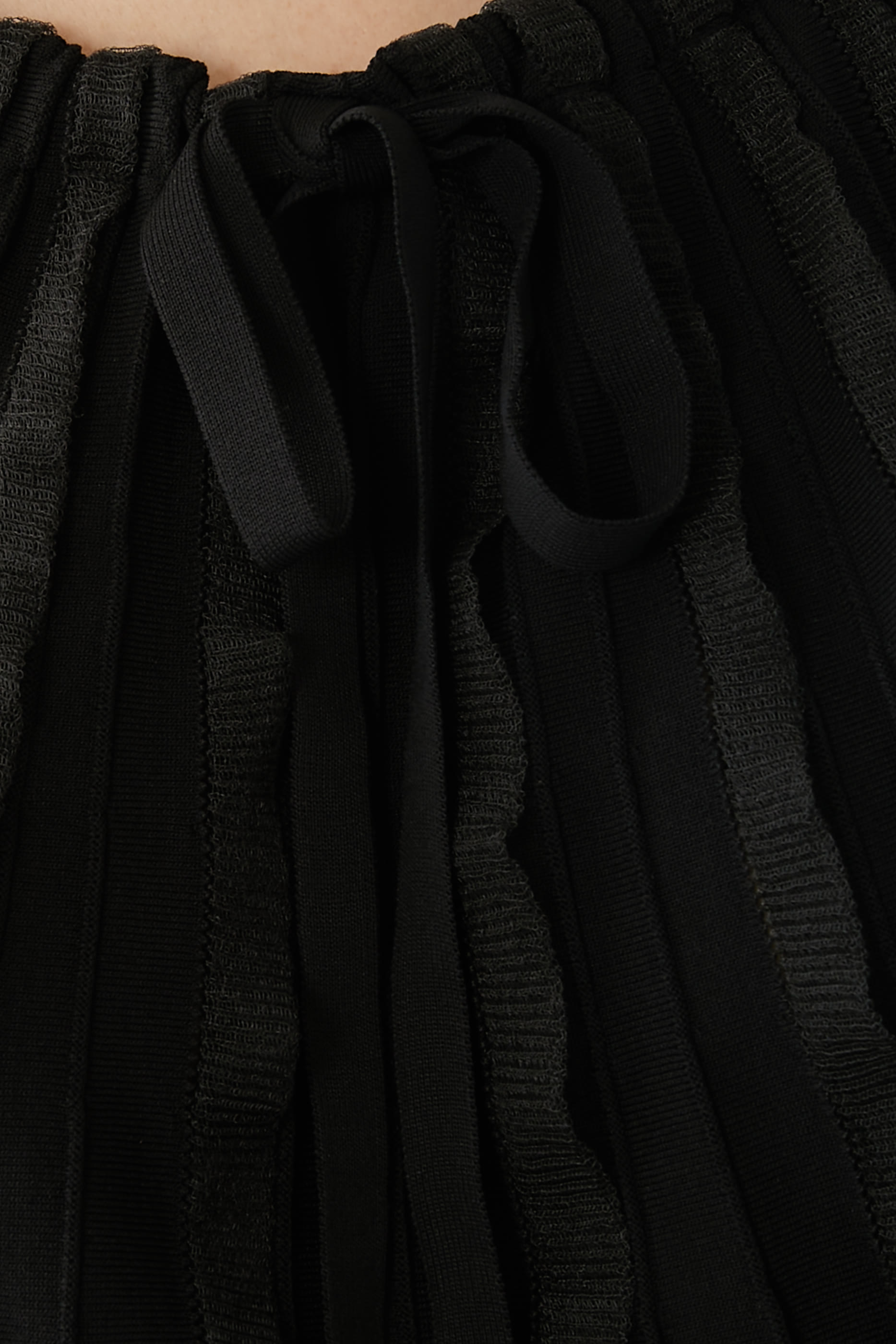 Ruched Viscose Knit Top