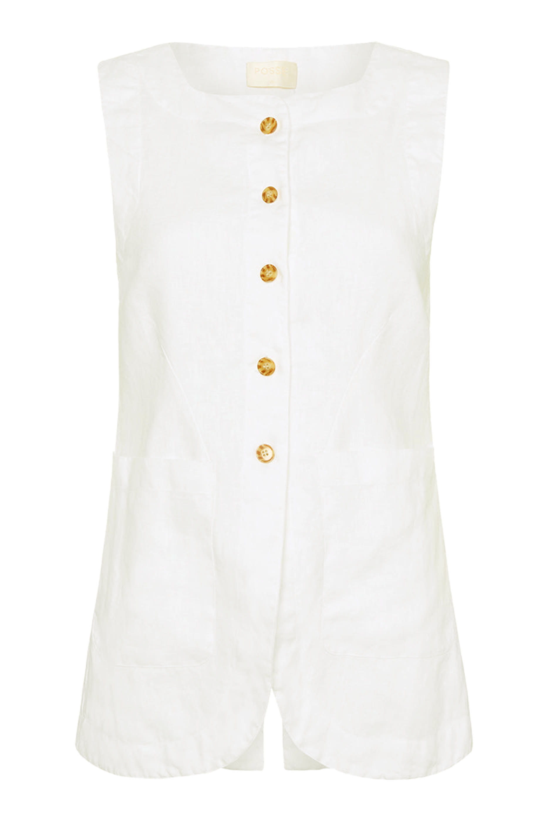 Emma Linen Vest