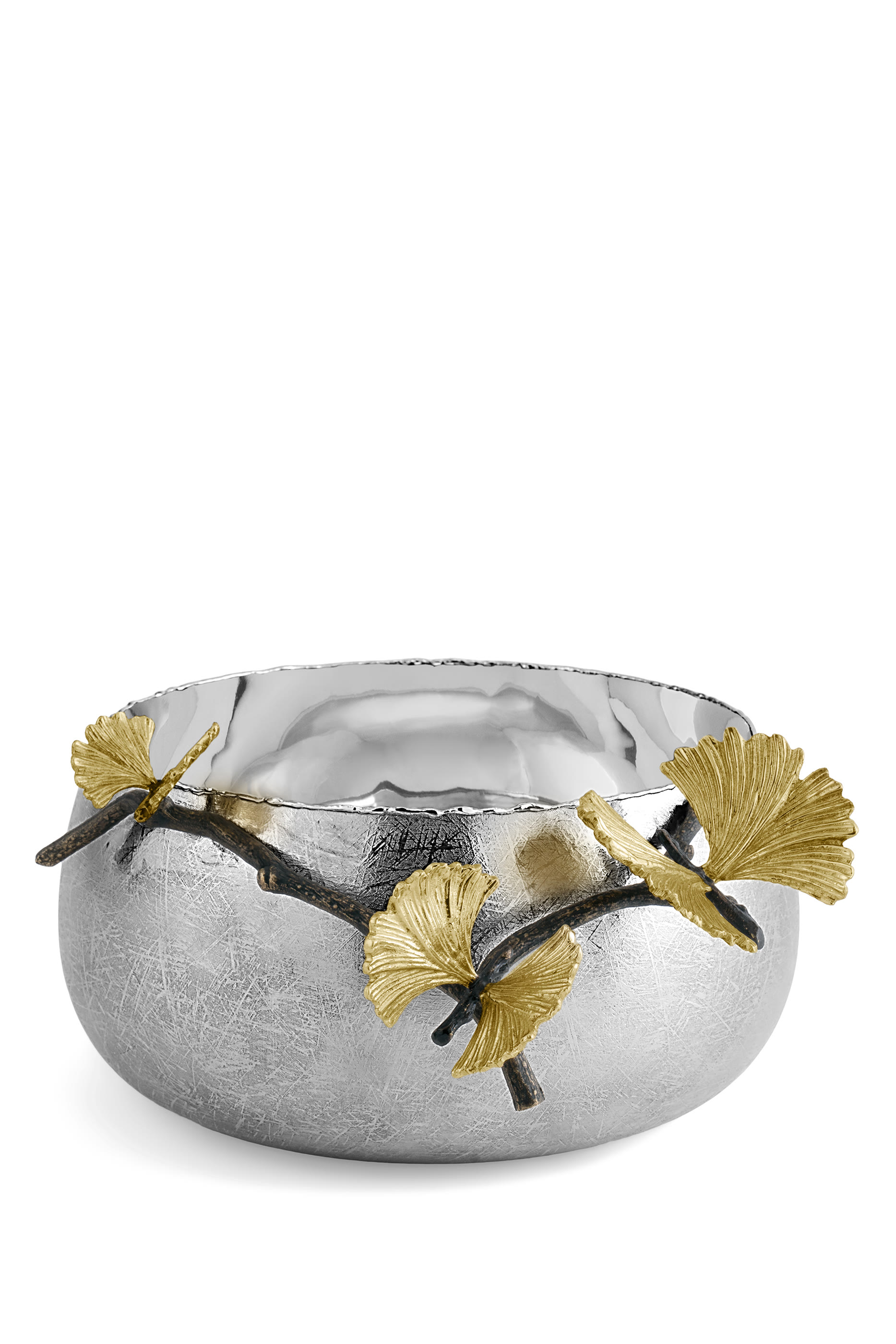 Butterfly Ginkgo Serving Bowl