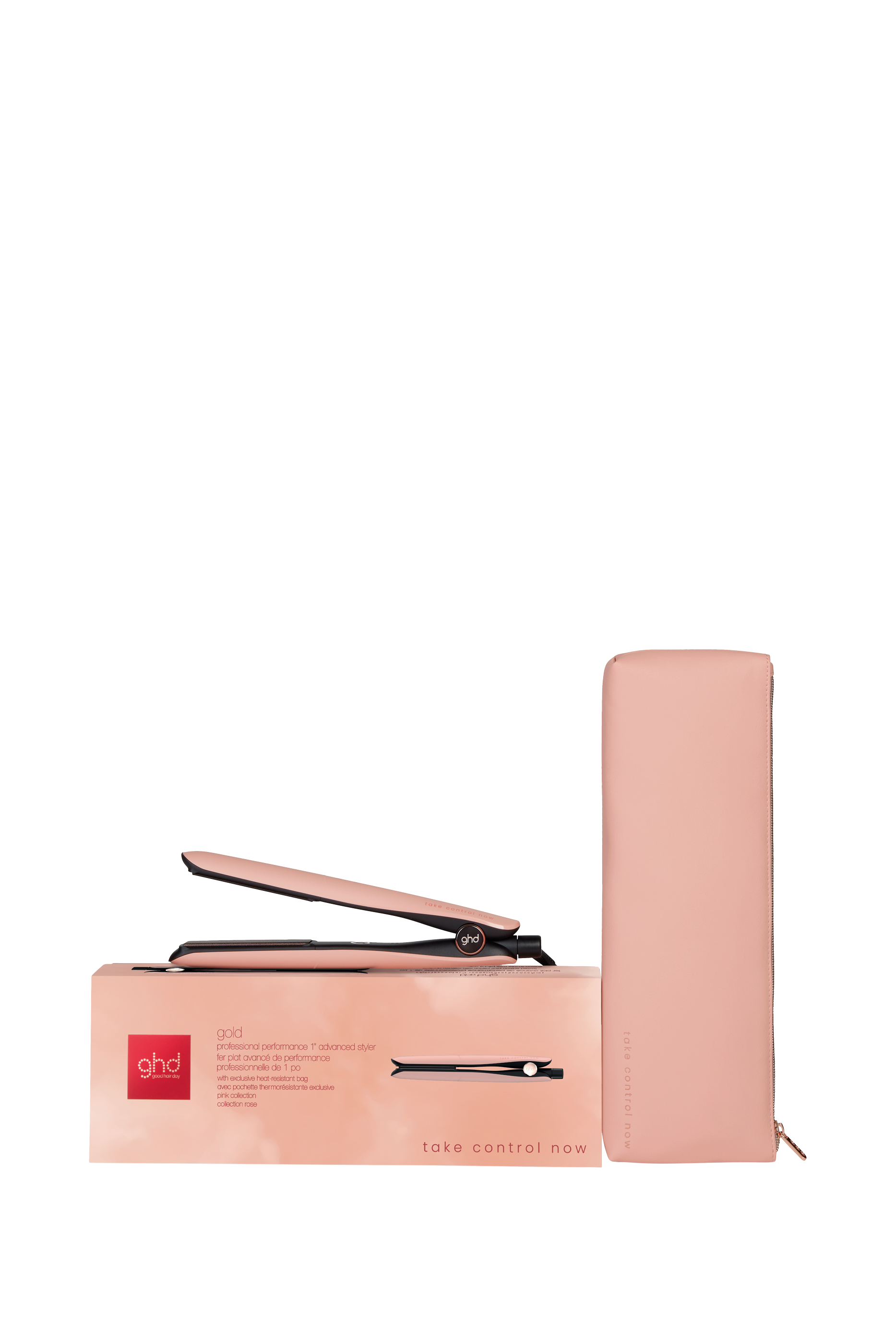 Pink Collection Gold Hair Straightener