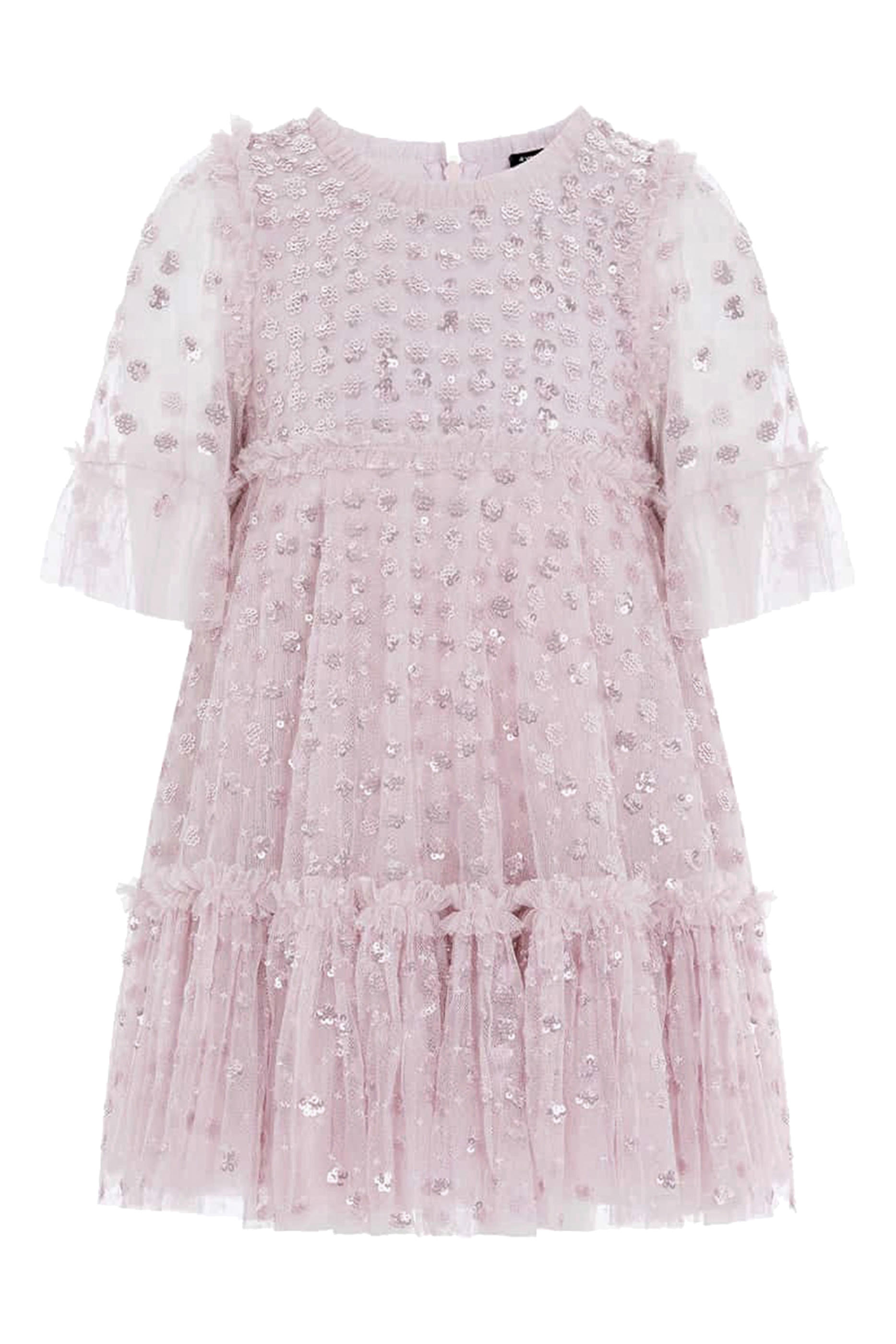 Kids Raindrop Sequins Dress