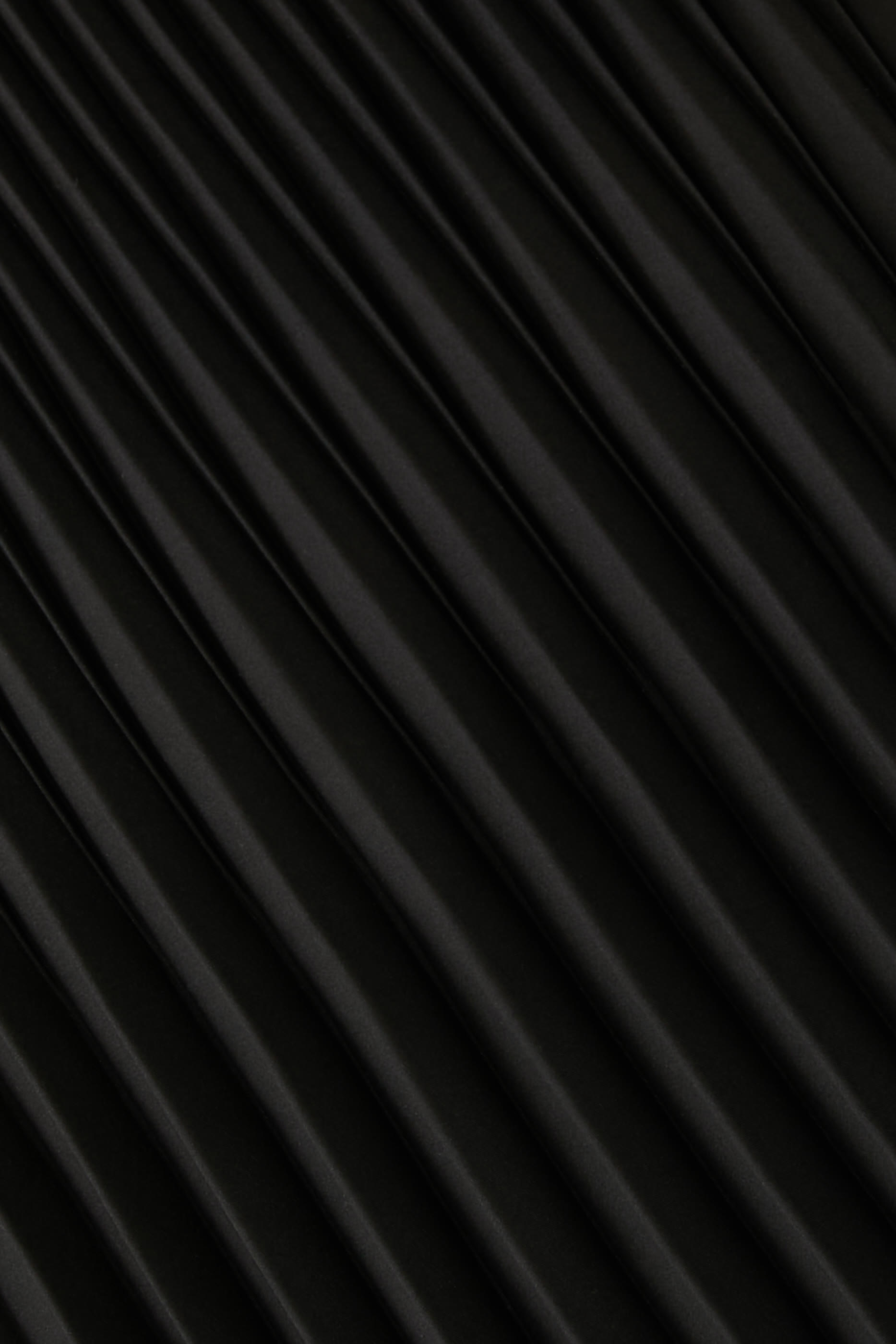 Woven Wool Silk A-Line Skirt