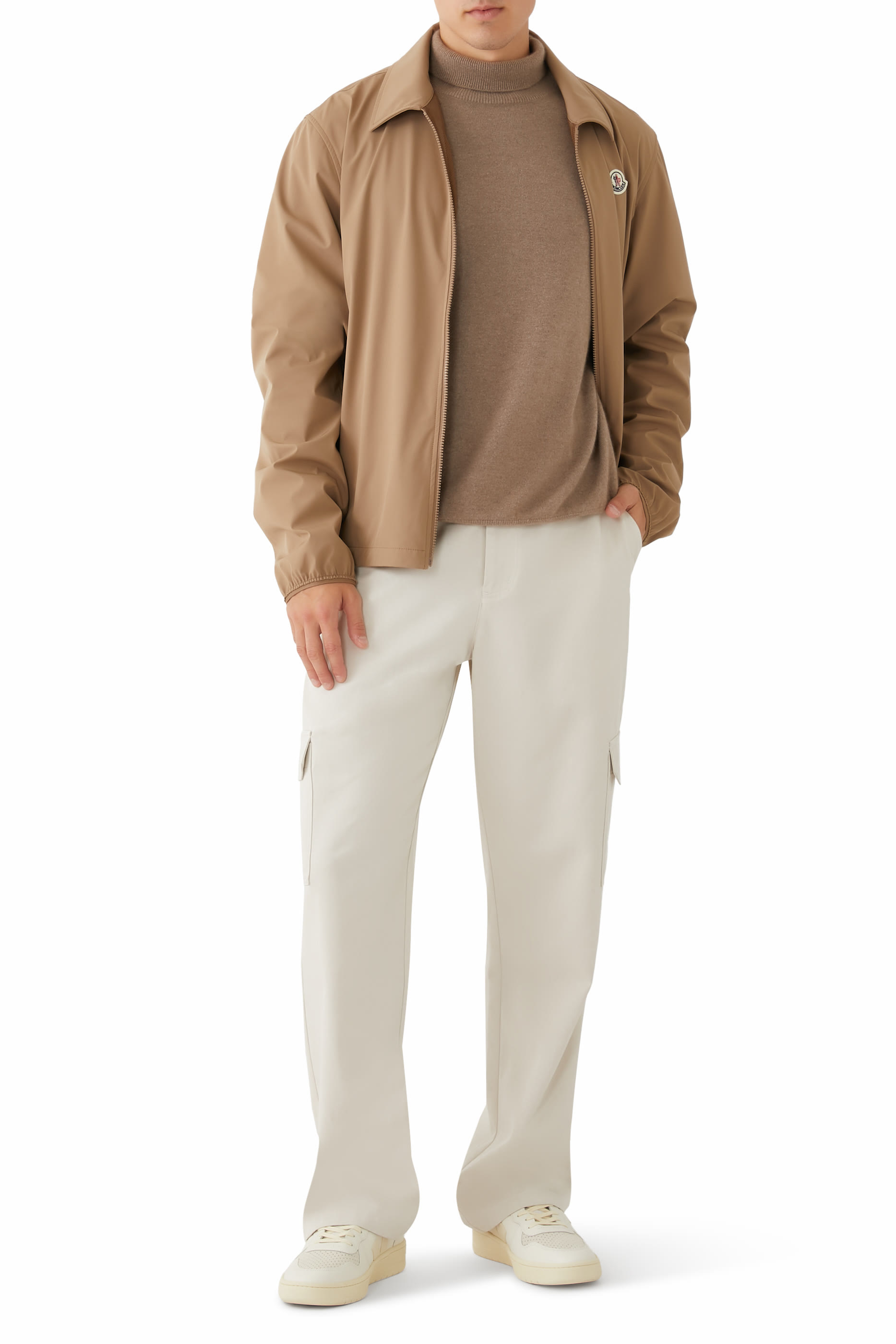 Evandro Logo-Appliqu&eacute;d Shell Jacket