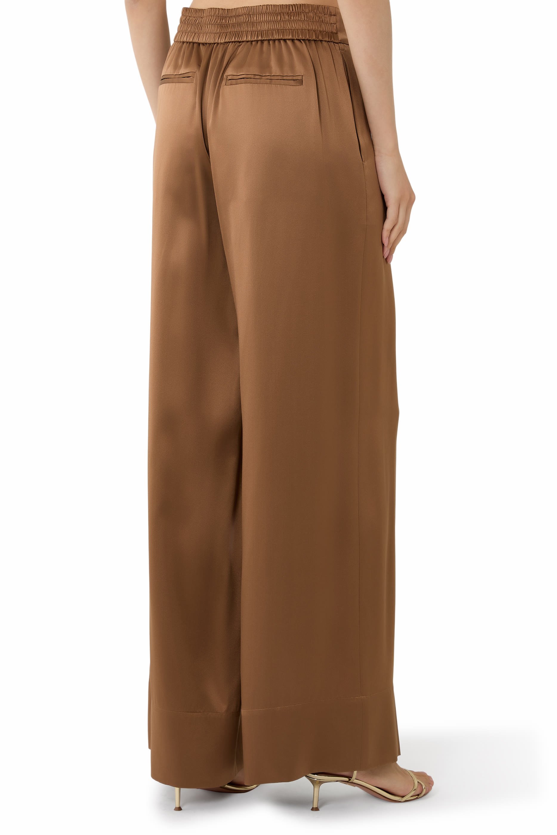 Dijon Silk Satin Trousers 