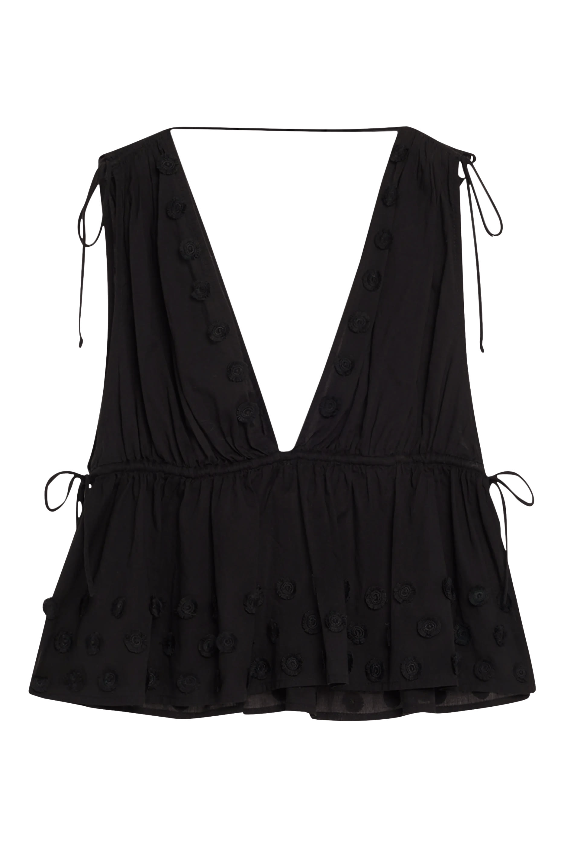 Anya Plunge V–Neck Coverup Top