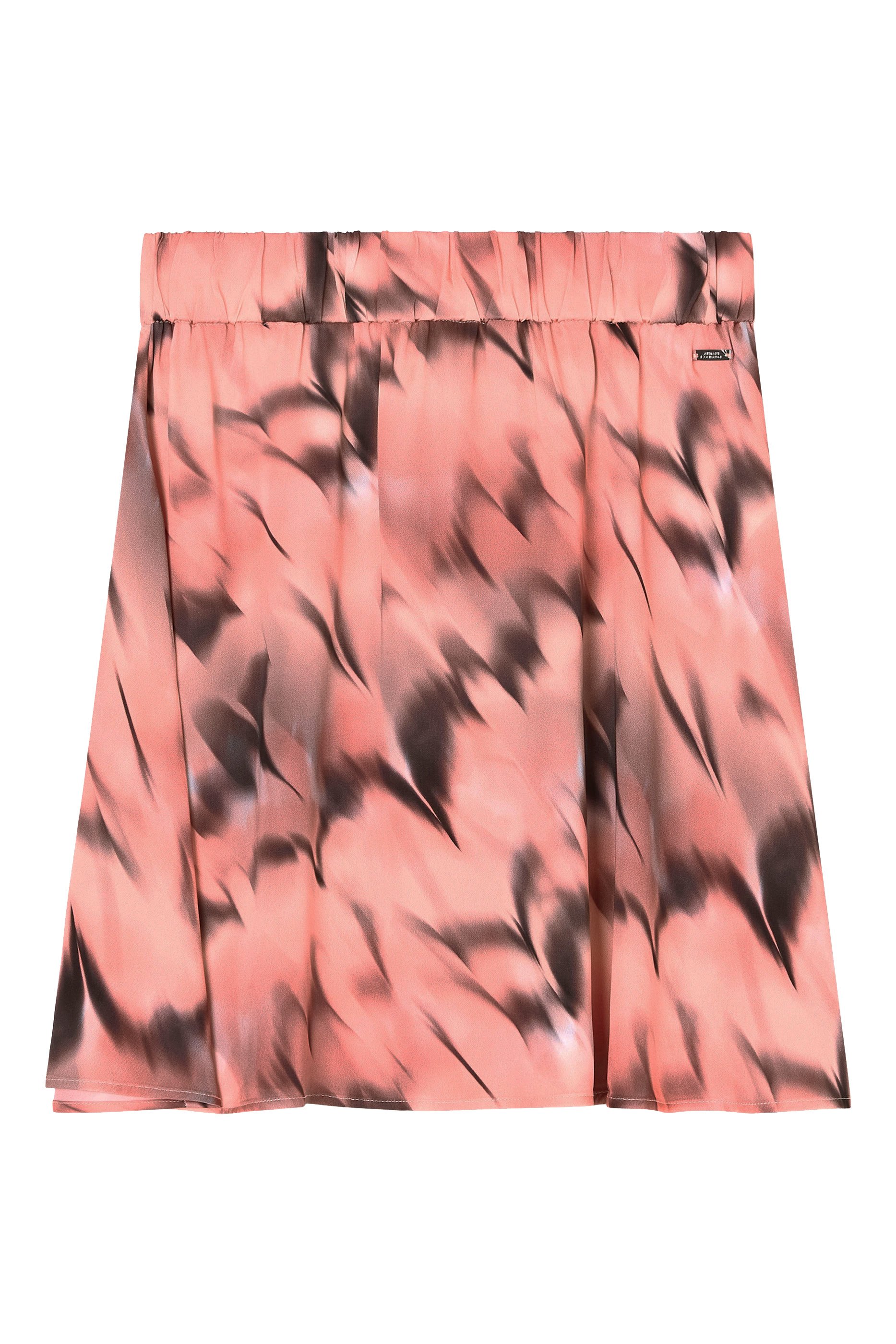 Abstract Print Mini Skirt
