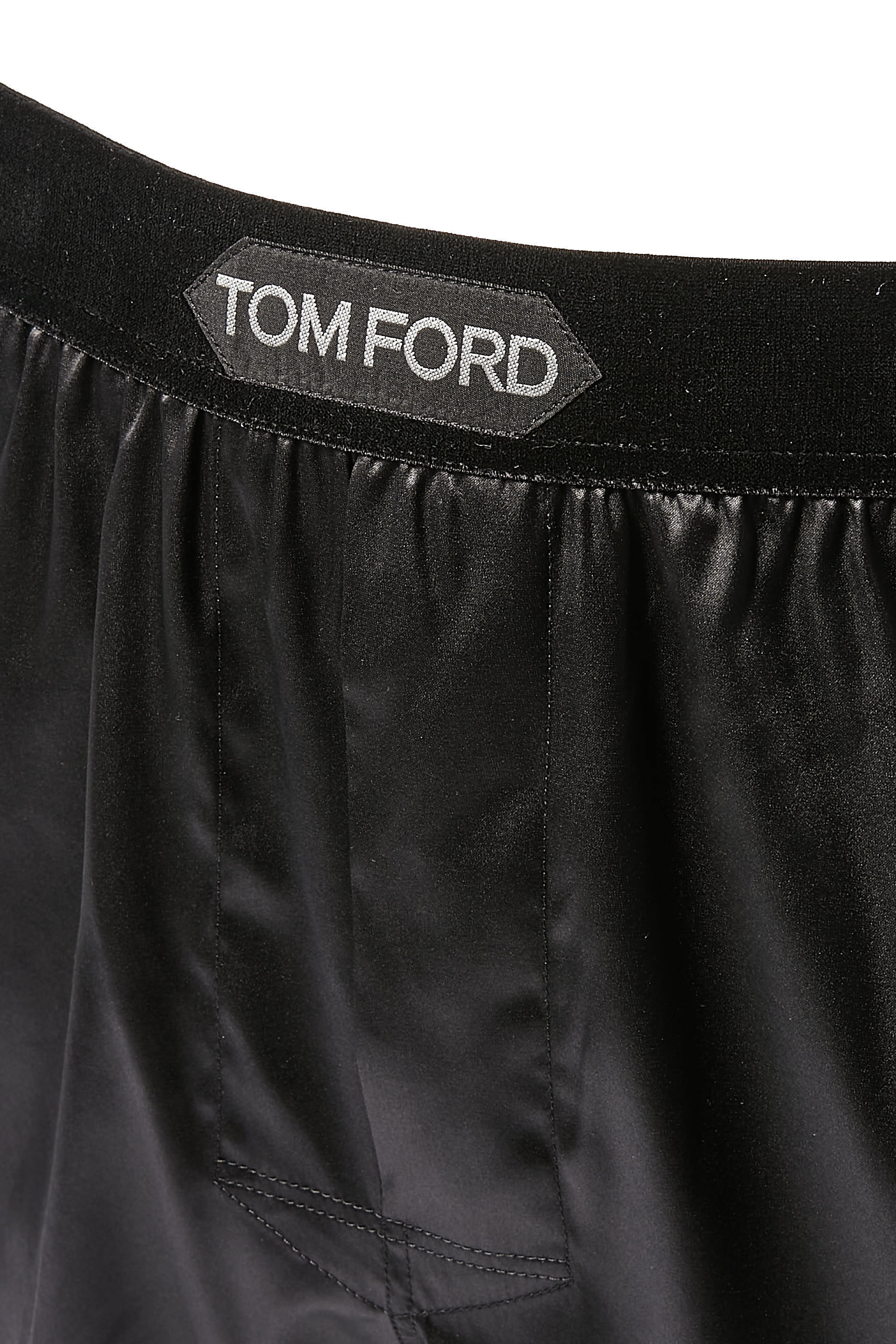 Logo Silk Boxer Shorts