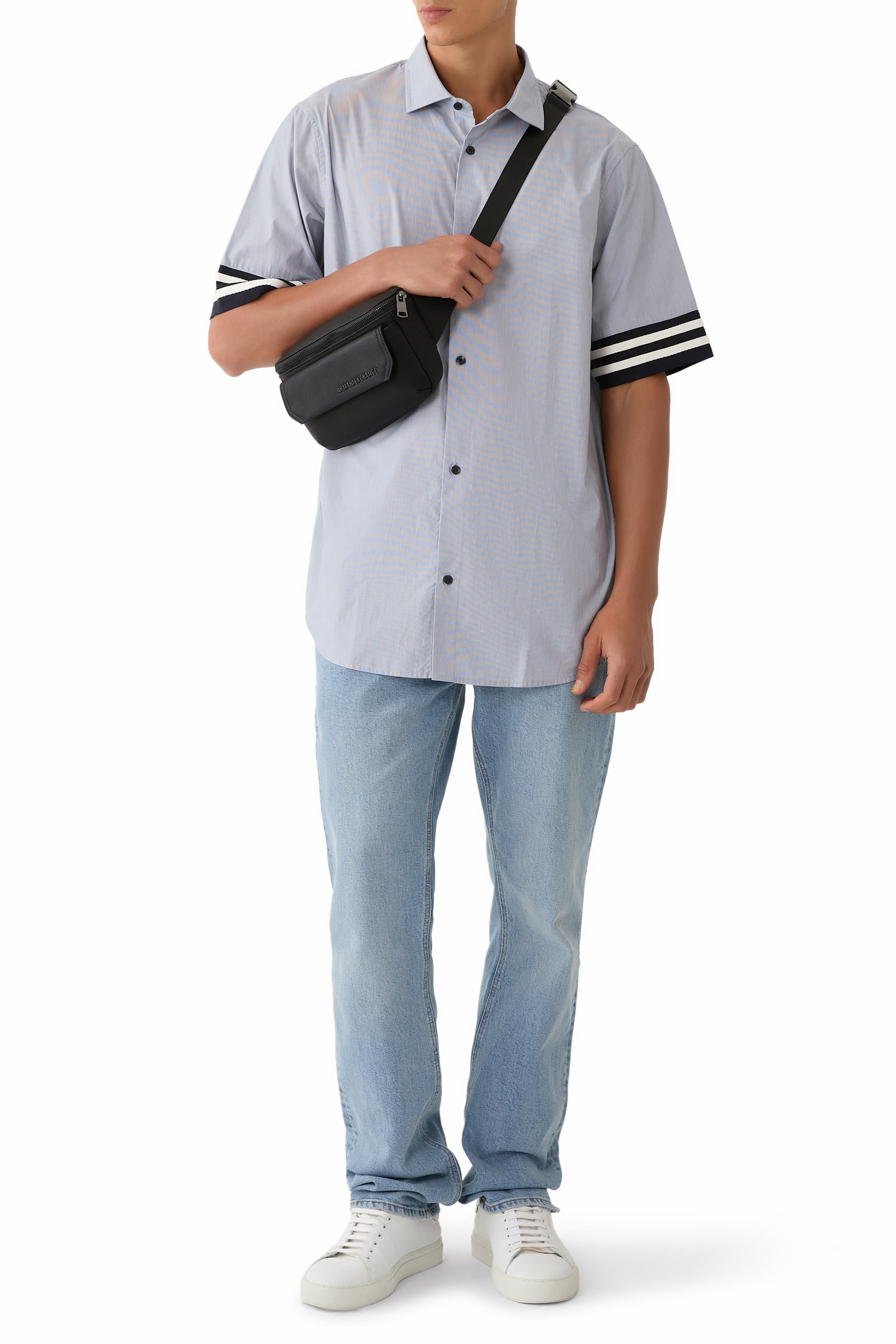 Marina Stripe Sleeves Shirt