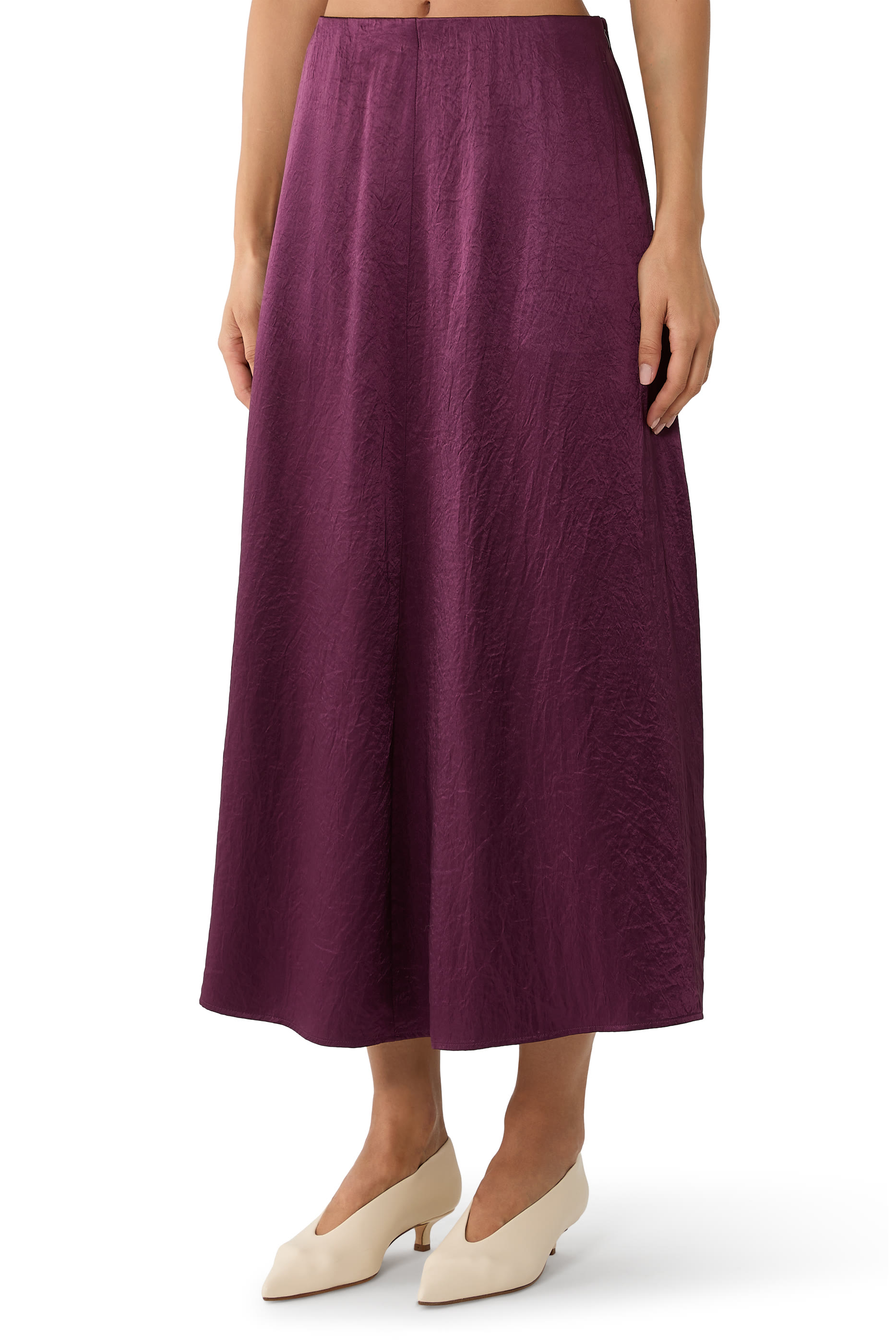 Textured Half-Circle Skirt