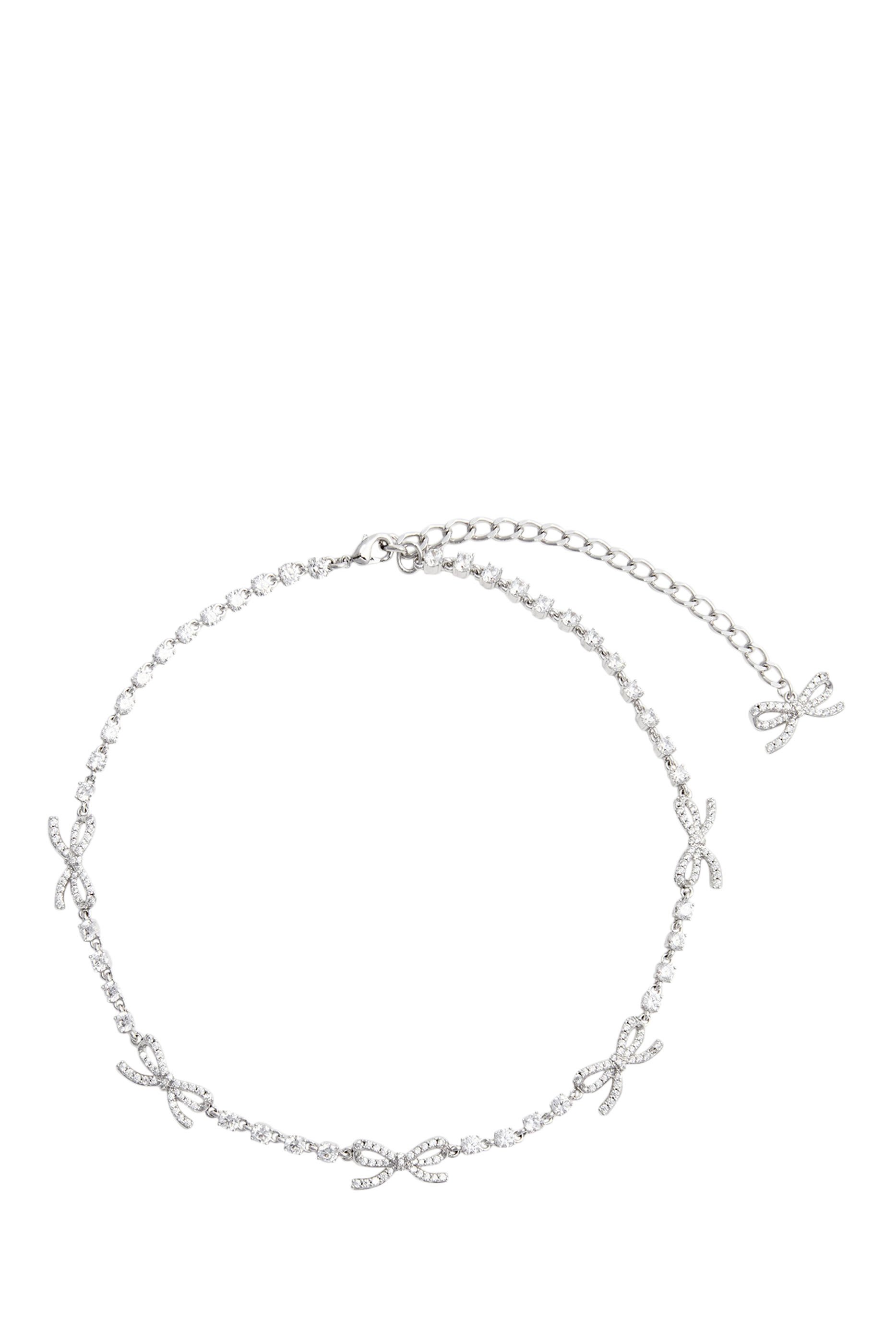Crystal Bow Necklace