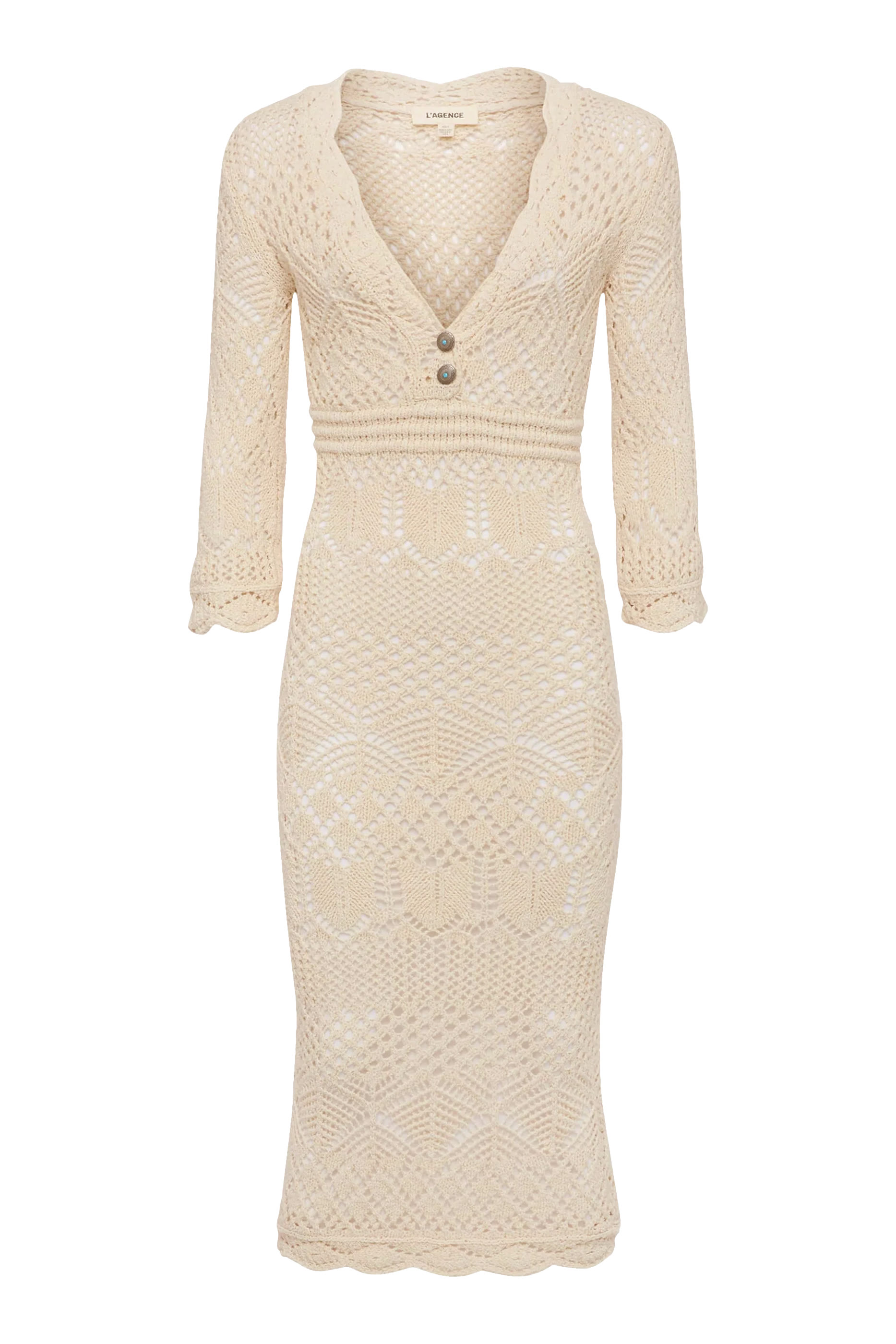 Dovie Pointelle Knit Dress