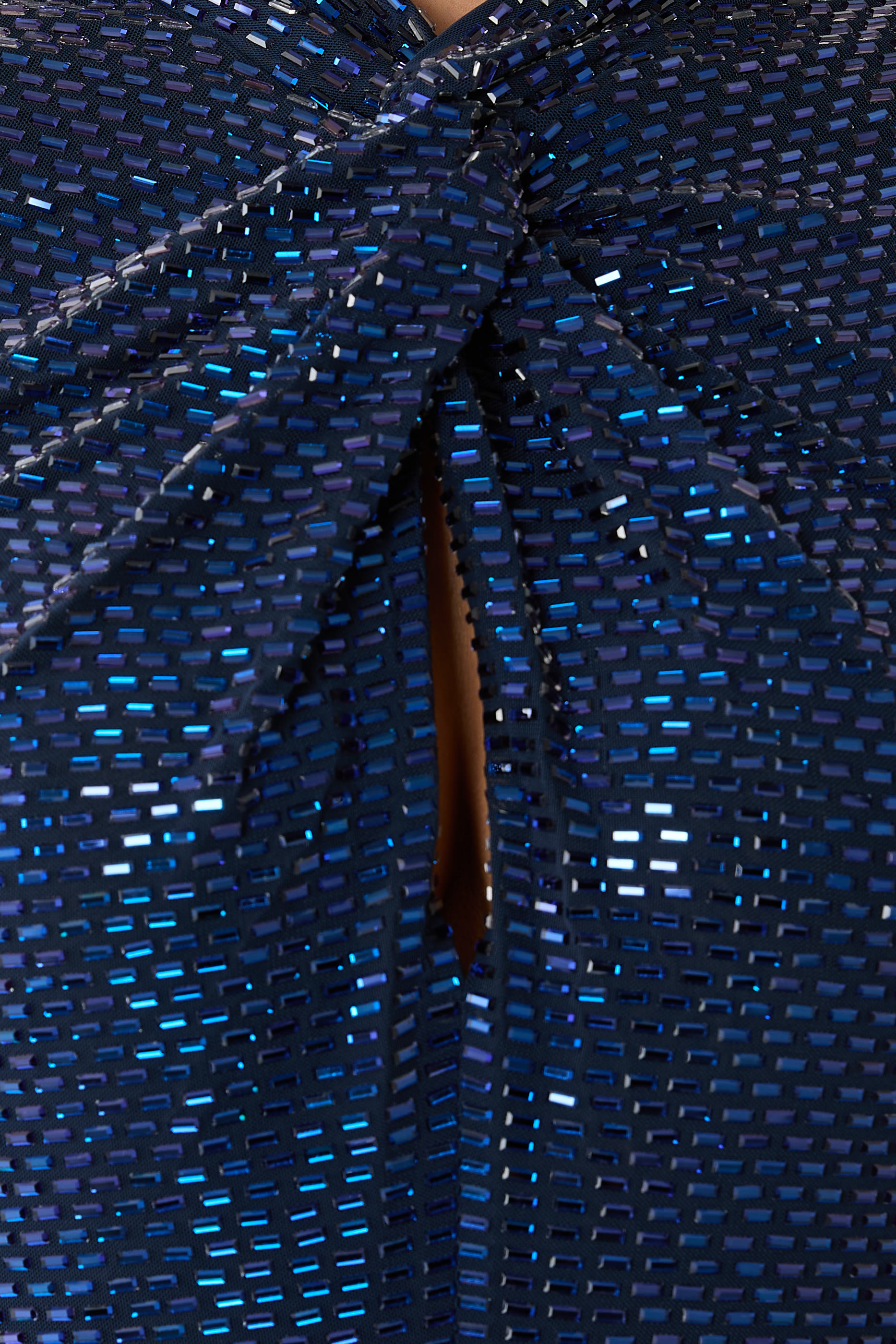 Mesh Twist Maxi Dress