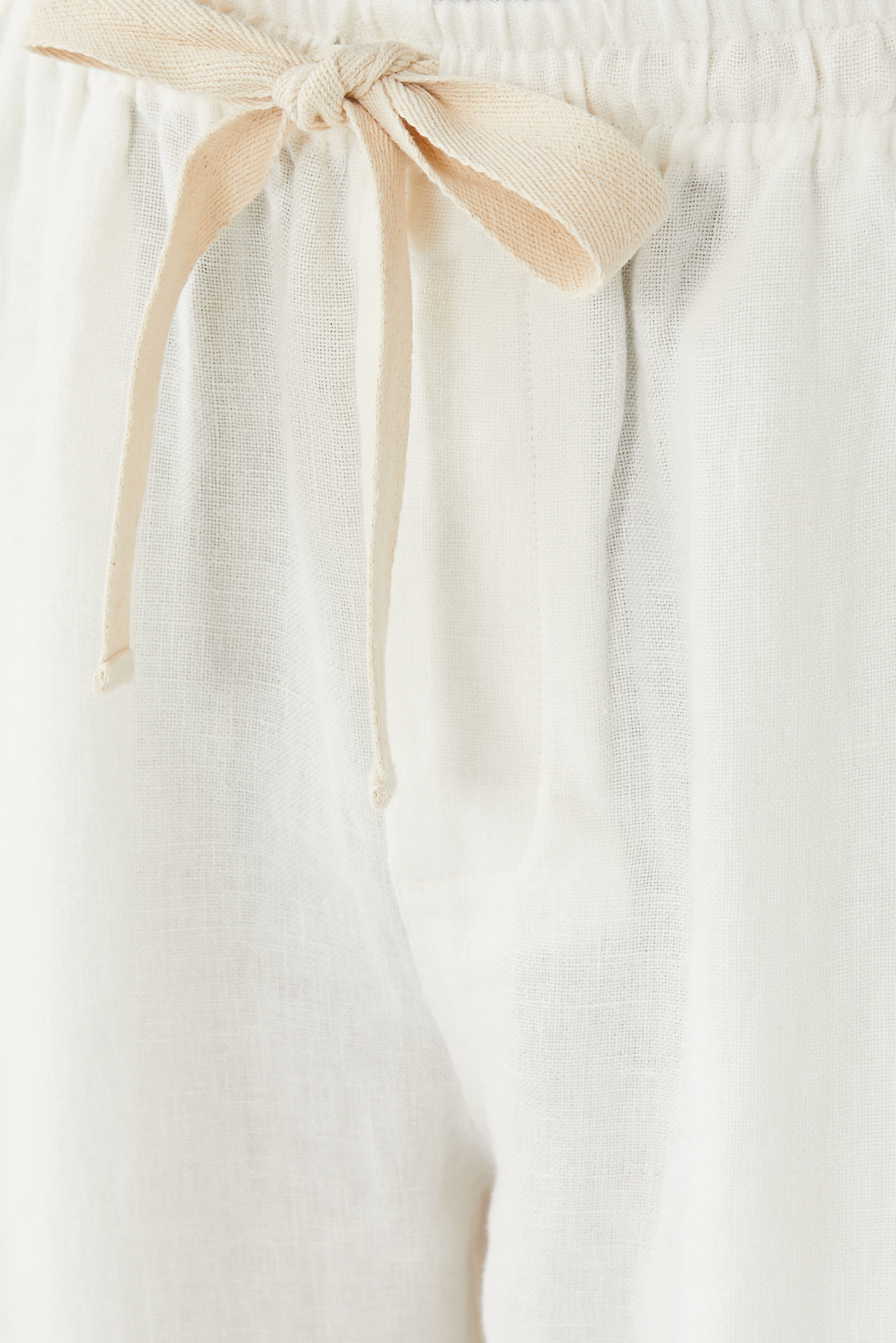 Wide-Leg Linen Pants