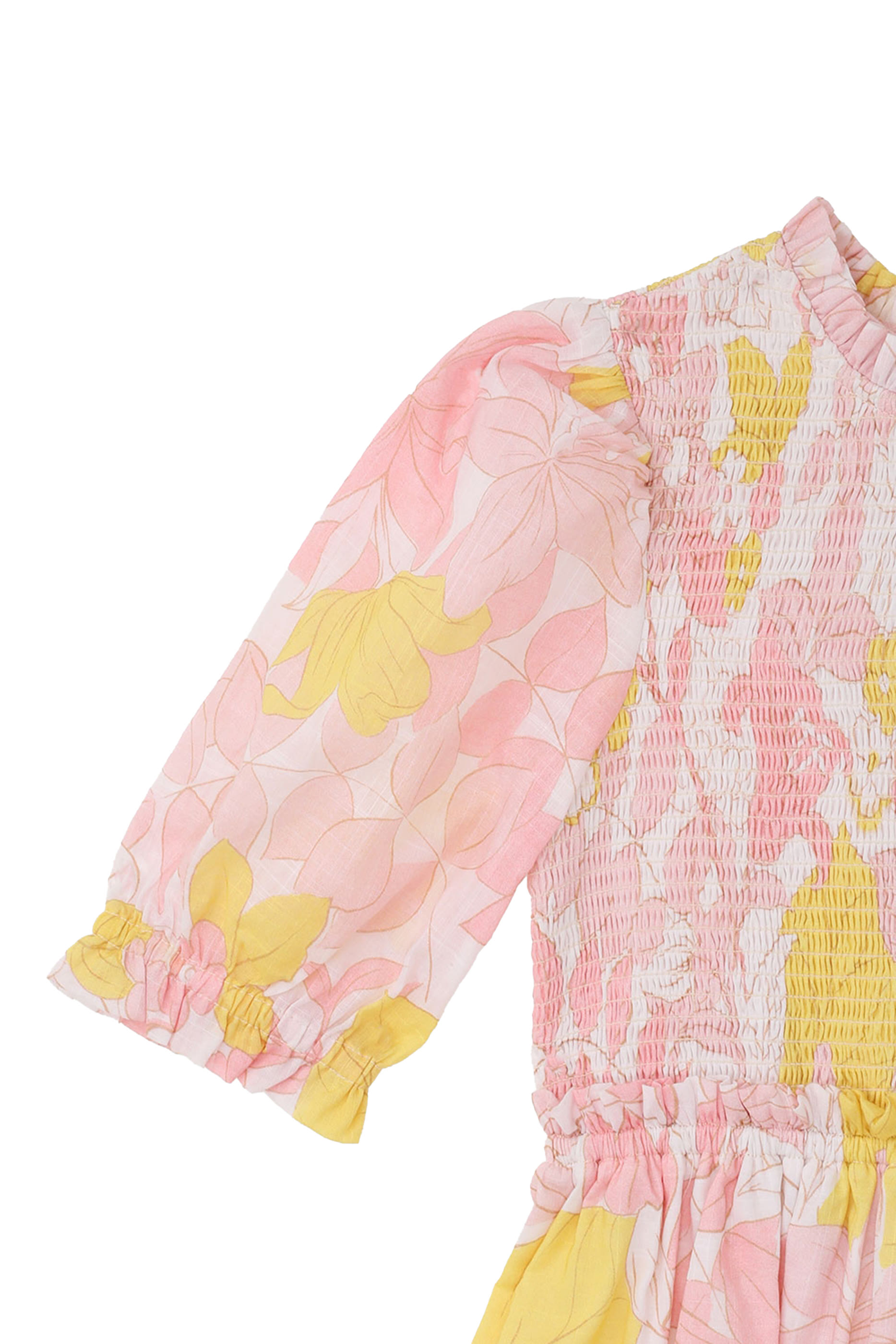 Kids Pop Puff Sleeve Dress