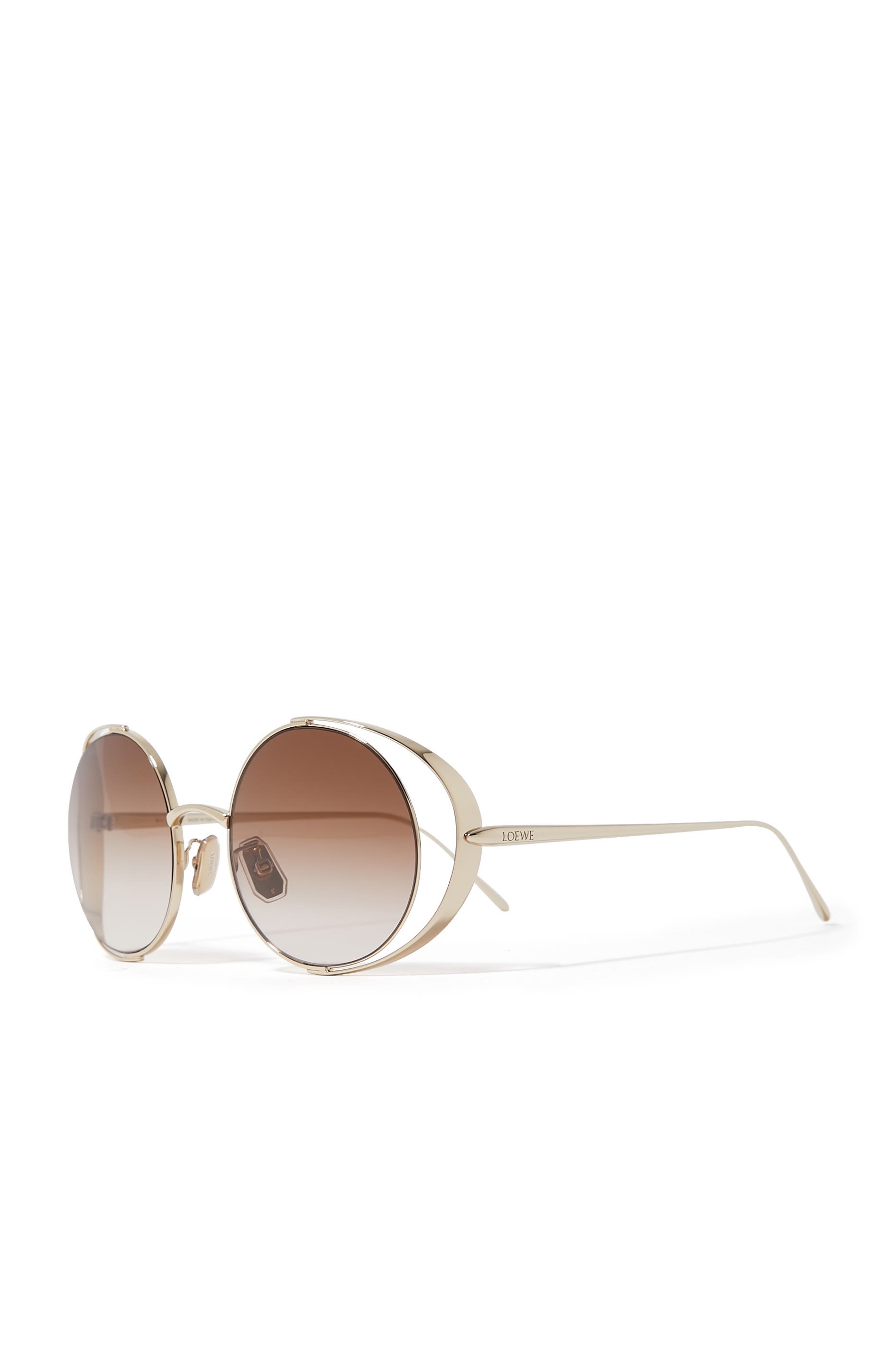Cutout Round Sunglasses