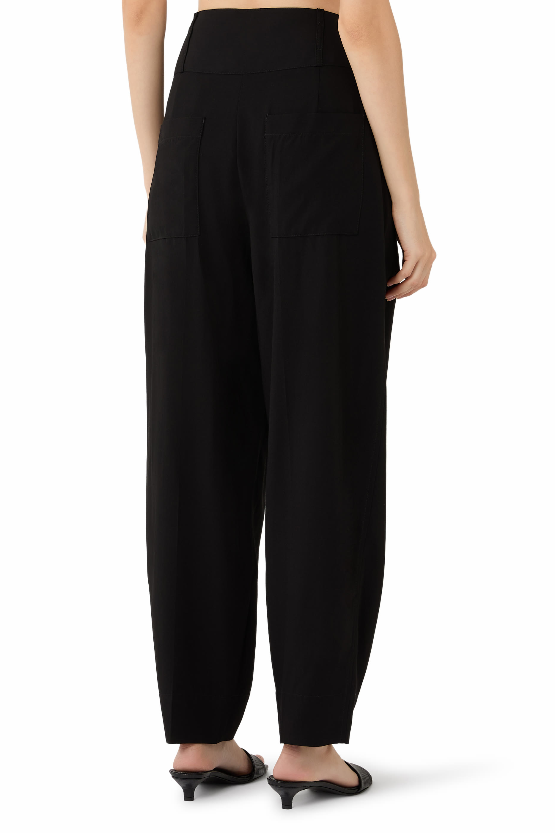 Draped Balloon Trousers