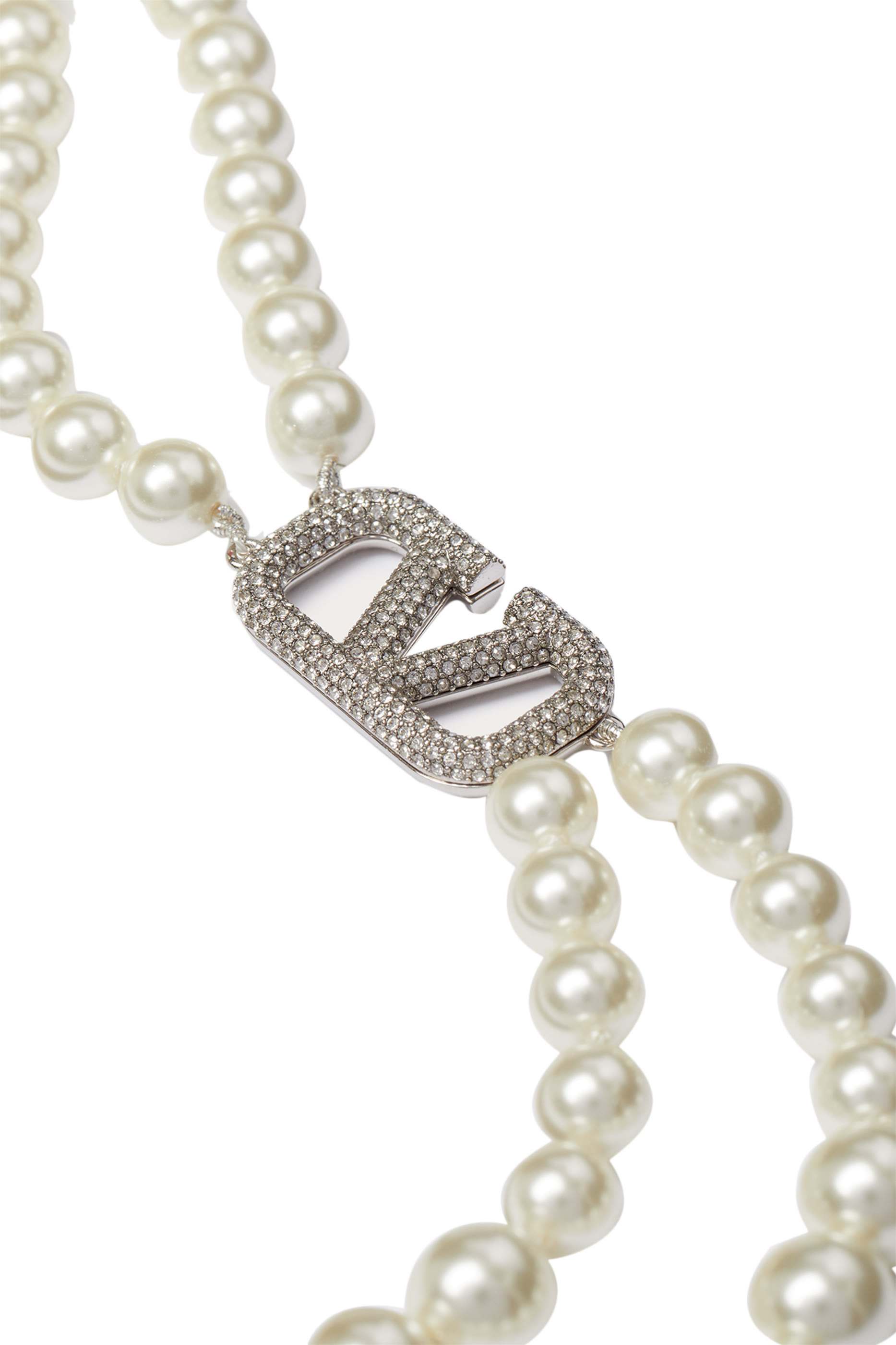 VLogo Signature Pearl Necklace