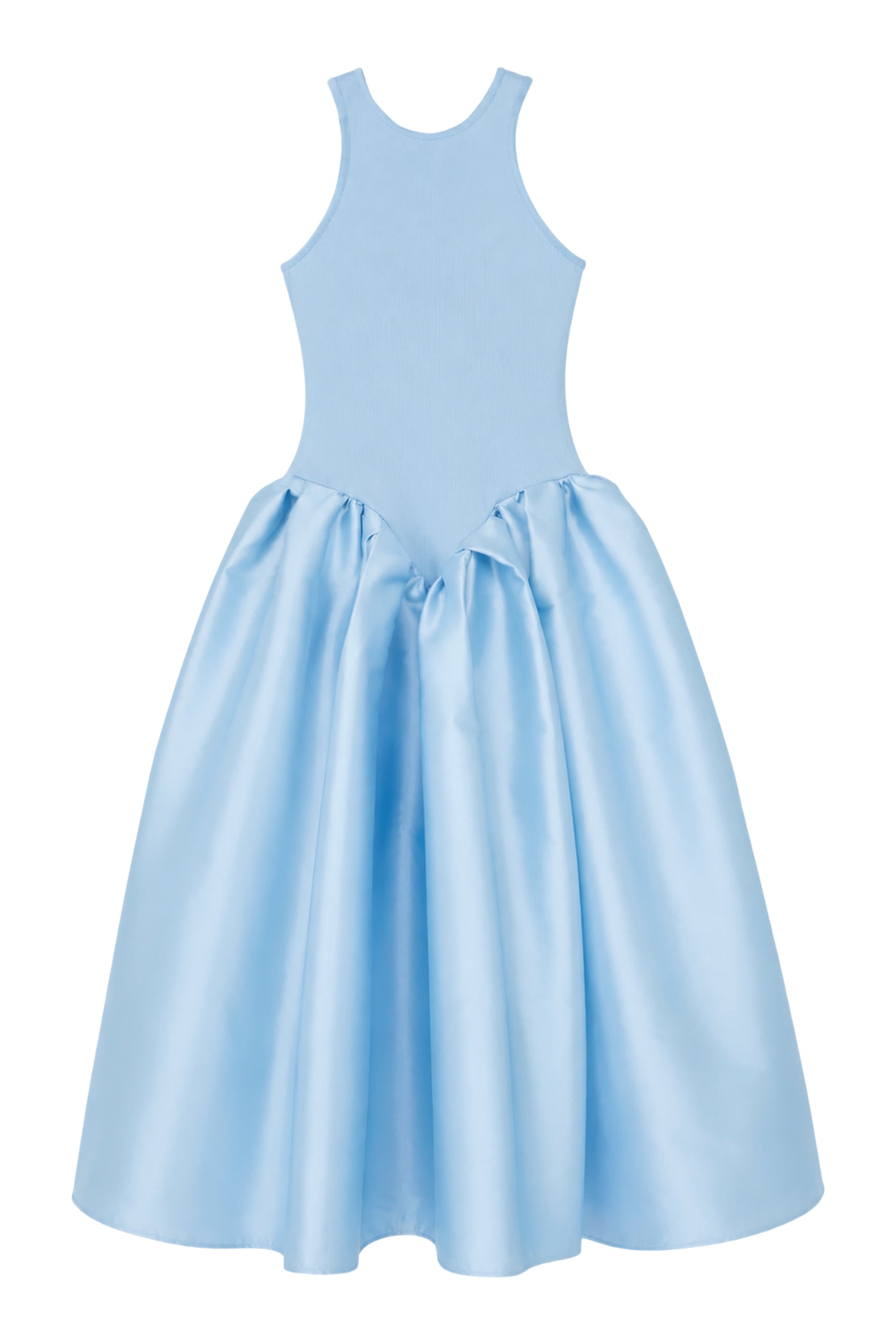 Scooped Tank Top Midi Dress